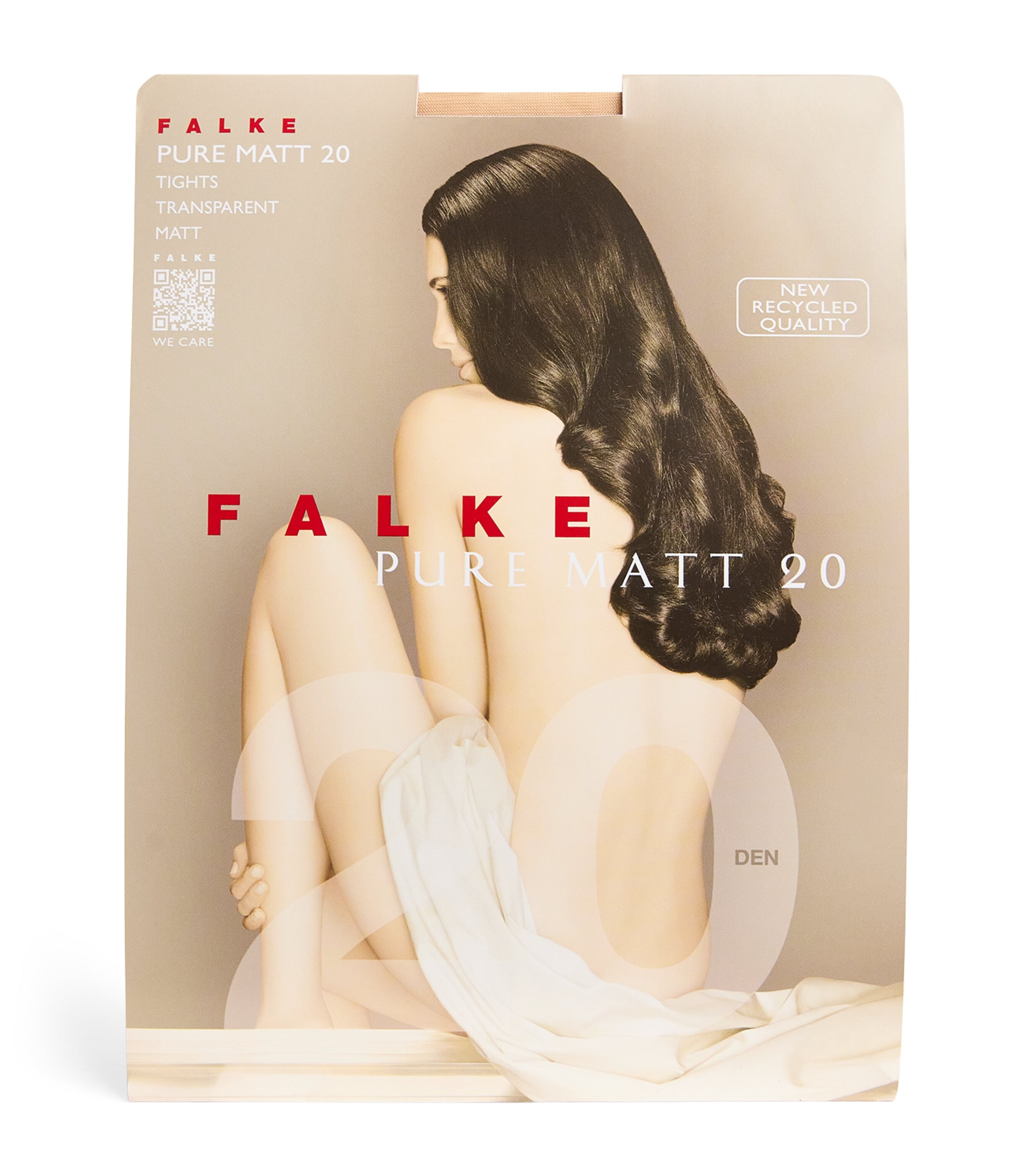 Falke Womens Pure Matt 20 Tights Crystal