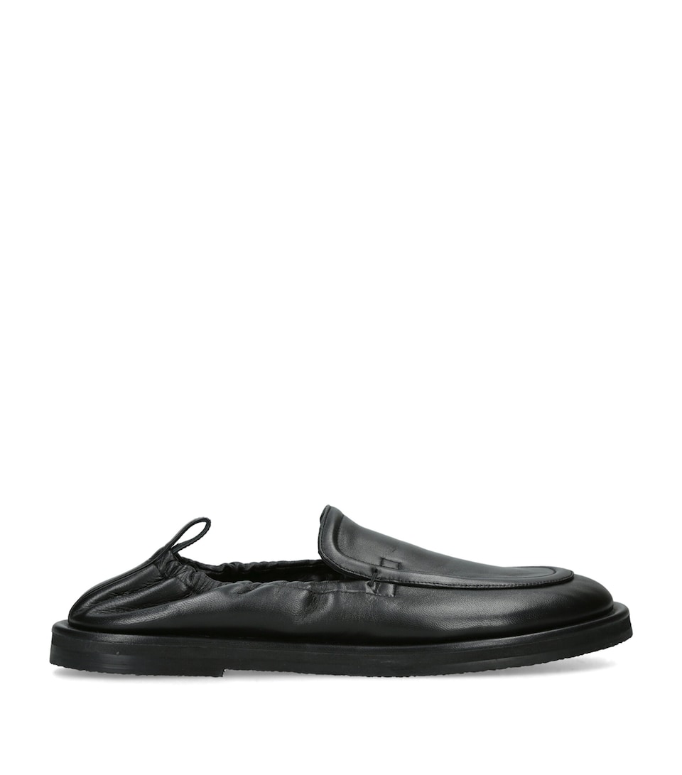 Studio Nicholson Leather Donavan Loafers Black