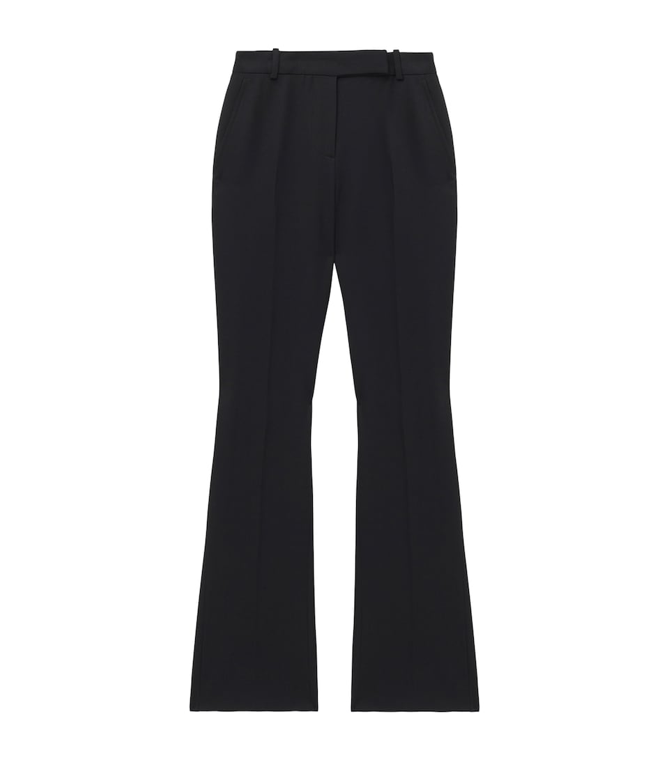 Wool Flared Trousers