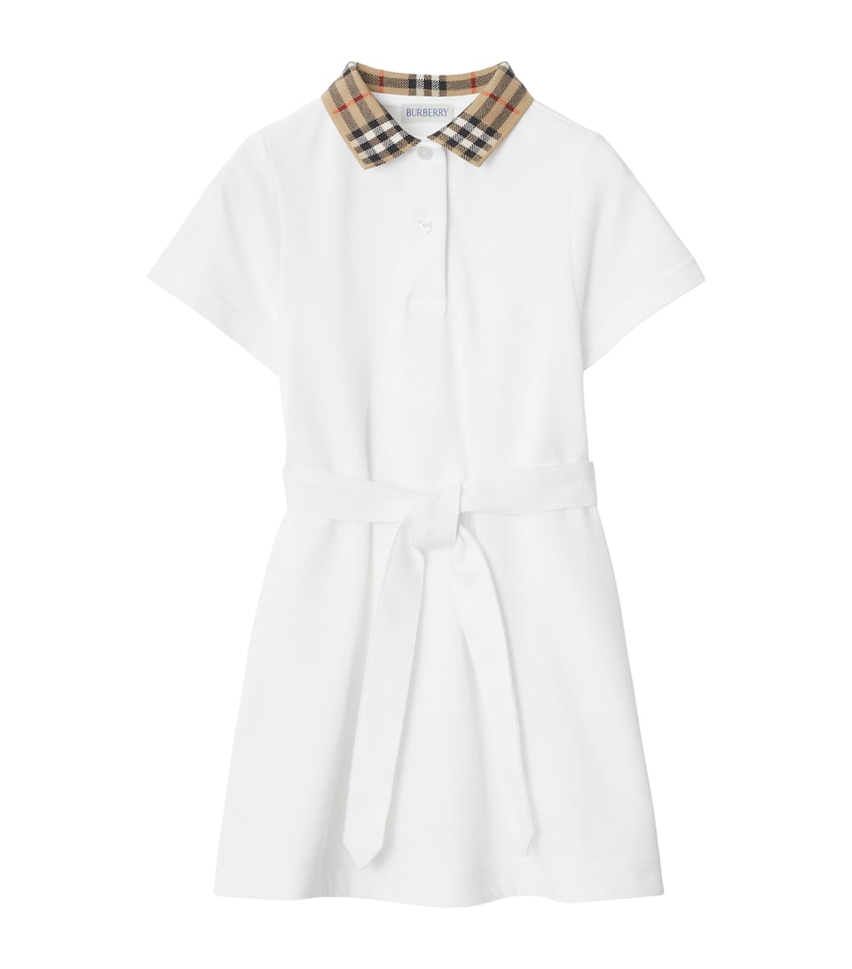 Check Collar Polo Dress (3-12 Years)