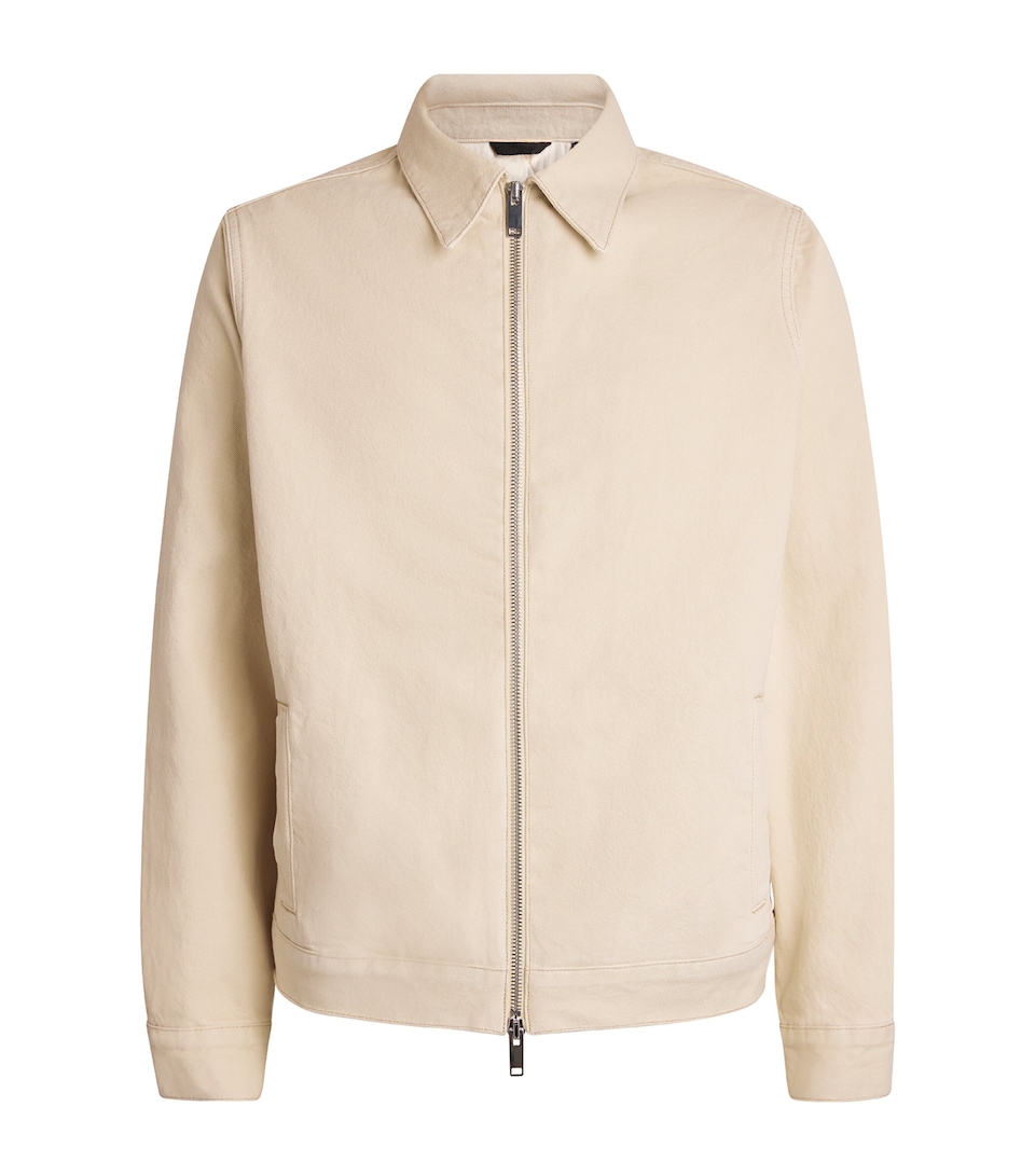 Cotton Padded Harrington Jacket