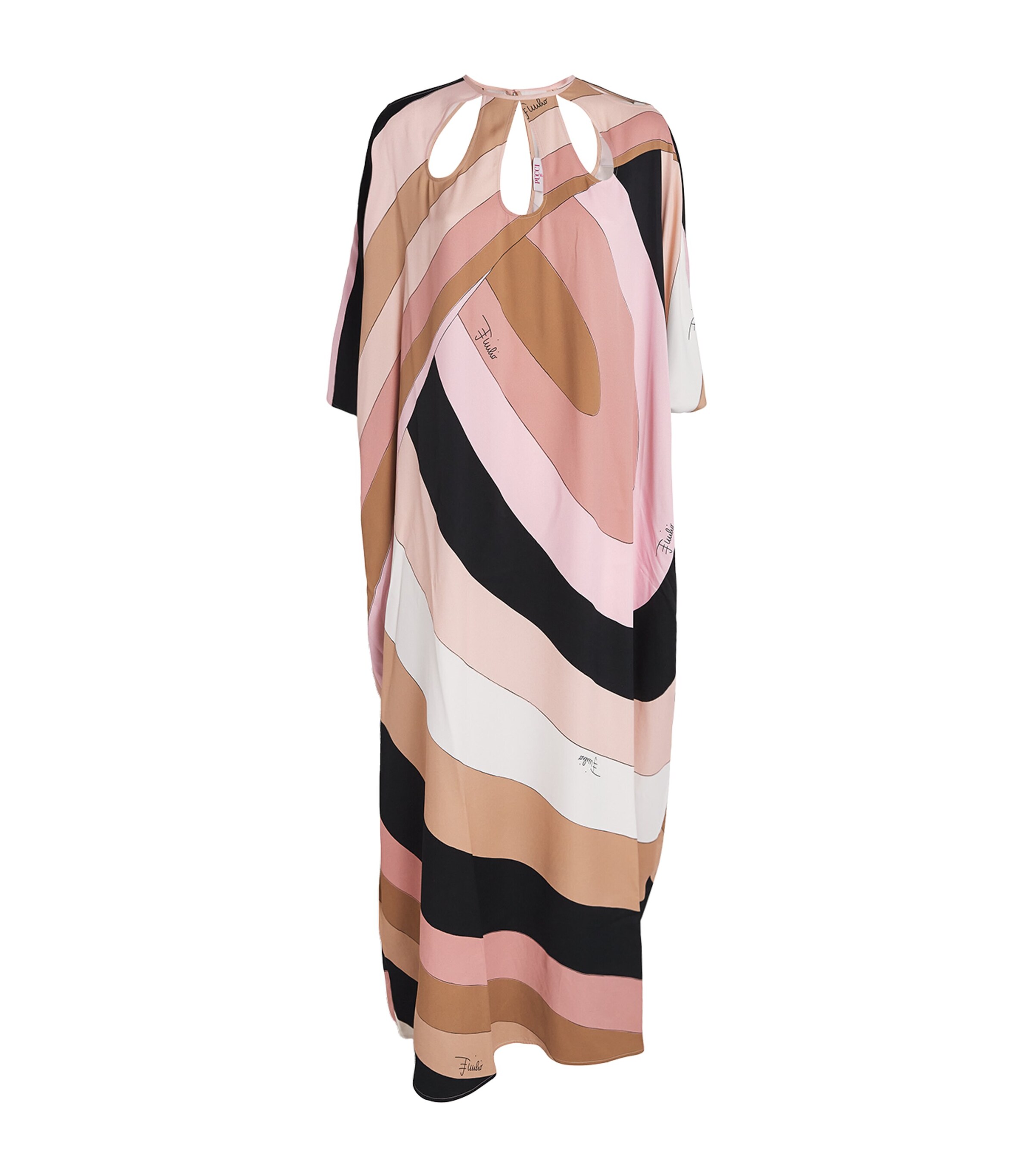 Iride Print Maxi Kaftan