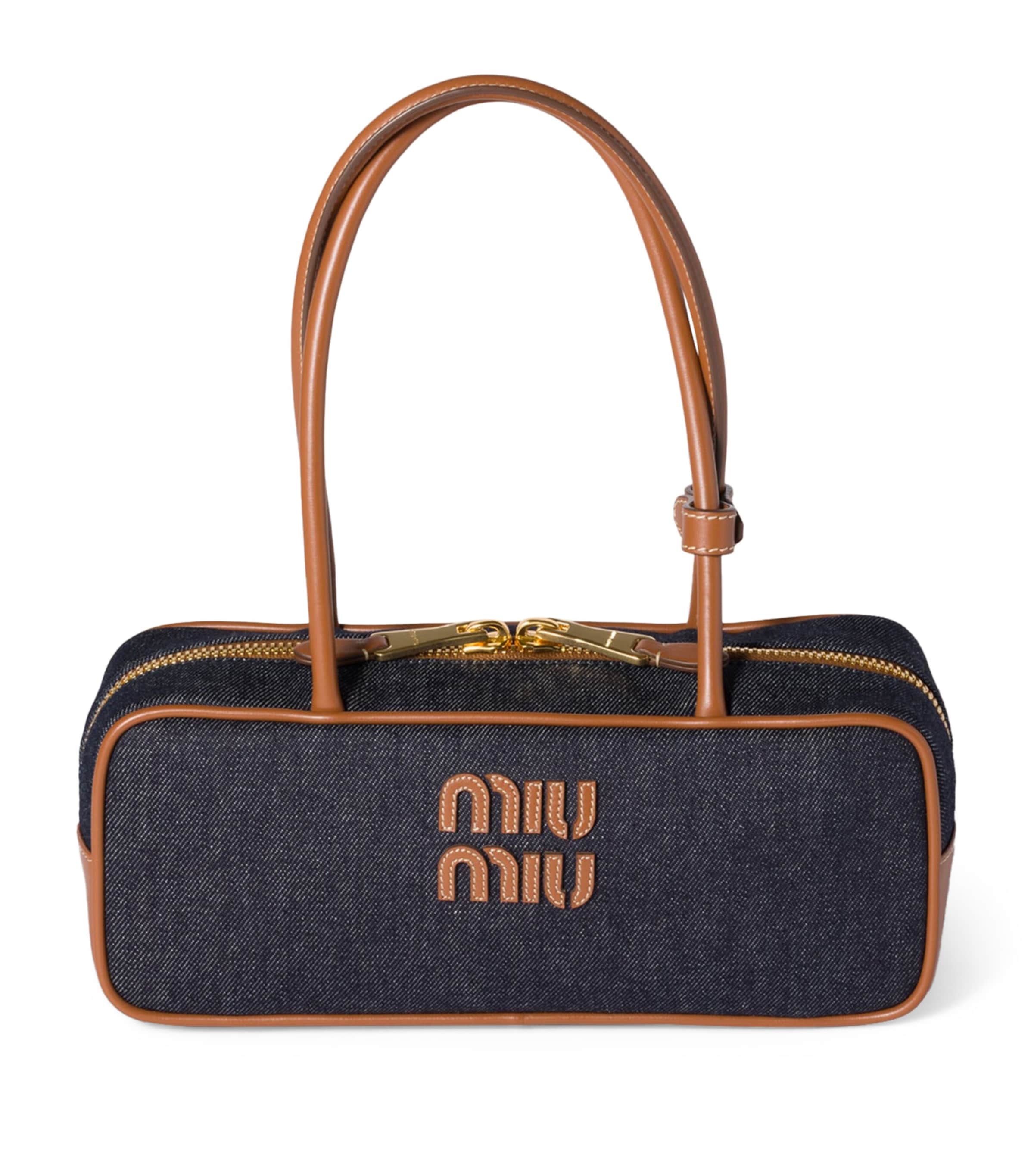 Denim Beau Top-Handle Bag