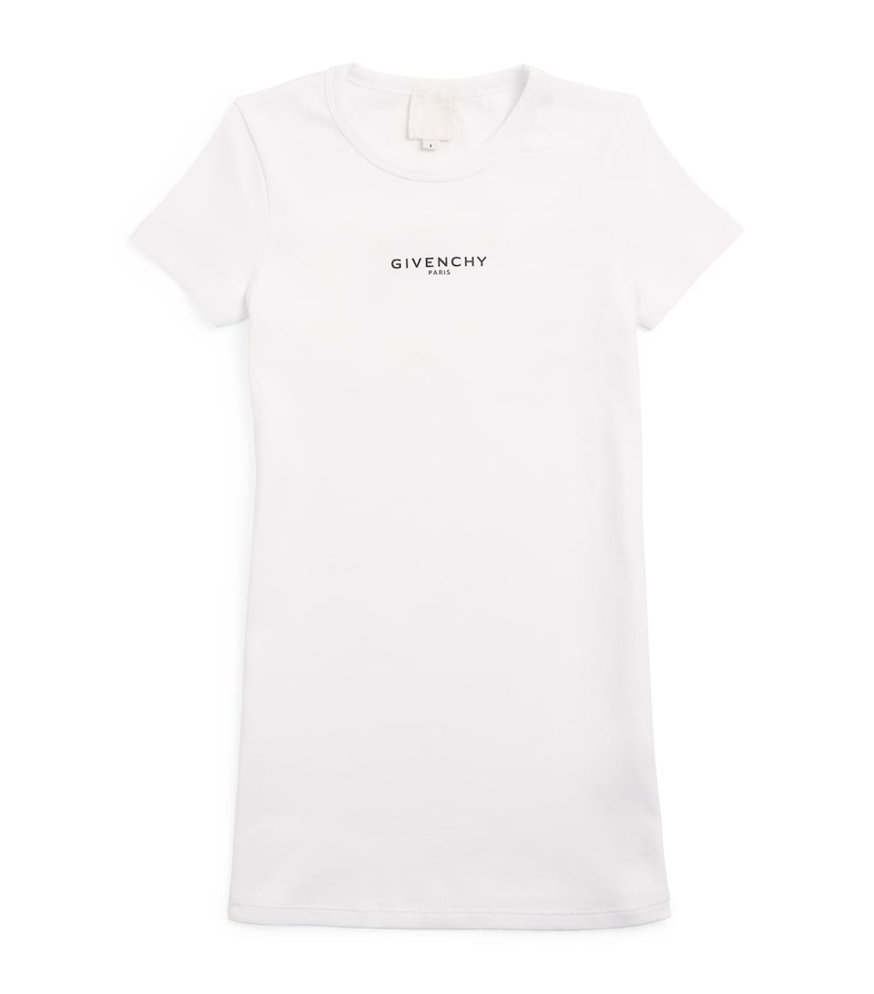 Givenchy Kids Stretch-Cotton Logo Short-Sleeve Dress (4-12+ Years)