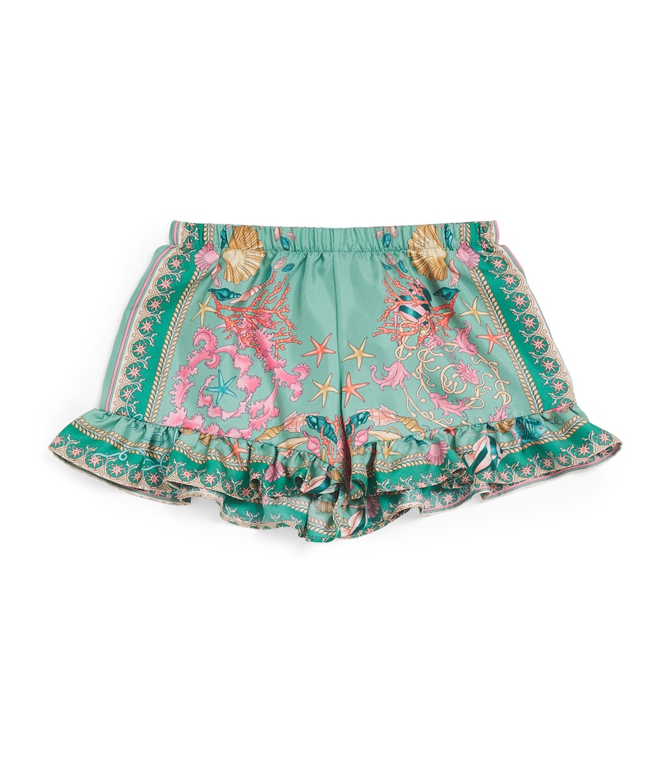 Silk Underwater Barocco Shorts (6-14 Years)