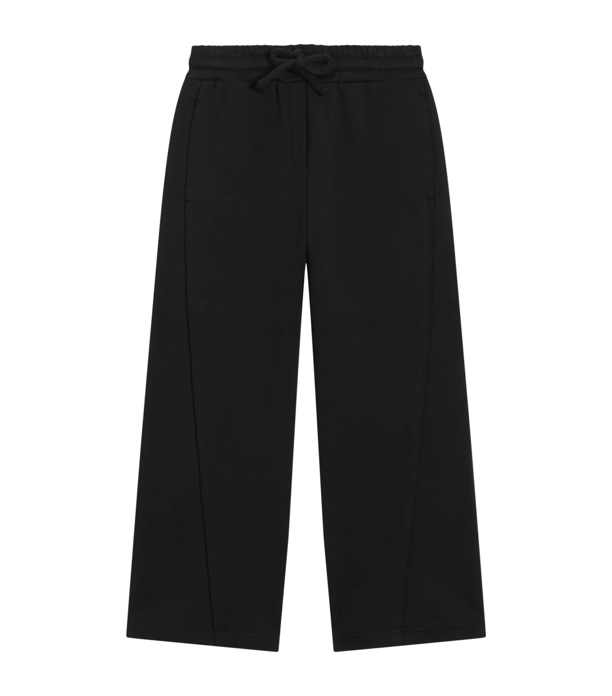 Dolce&Gabbana Kids Cotton Wide-Leg Sweatpants (8-12+ Years) Black
