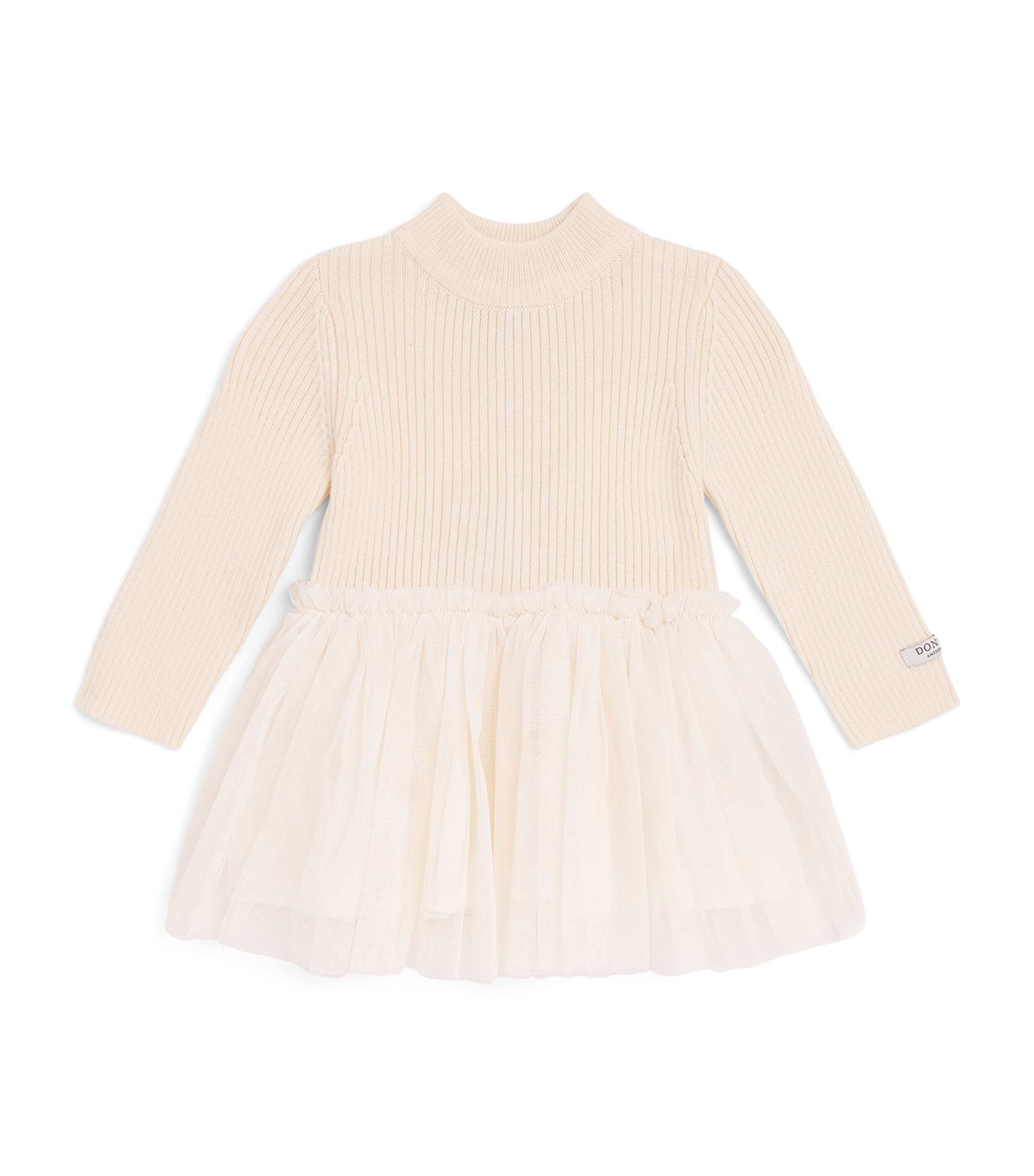 Donsje Wool-Blend Tulle Sweater Dress (0 Months-4 Years) Misty Rose