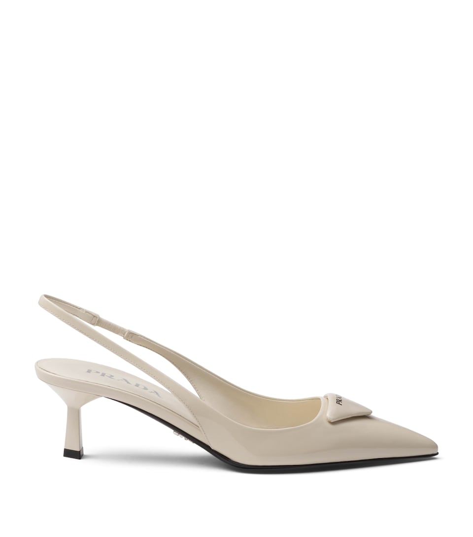 Patent Leather Slingback Pumps 55