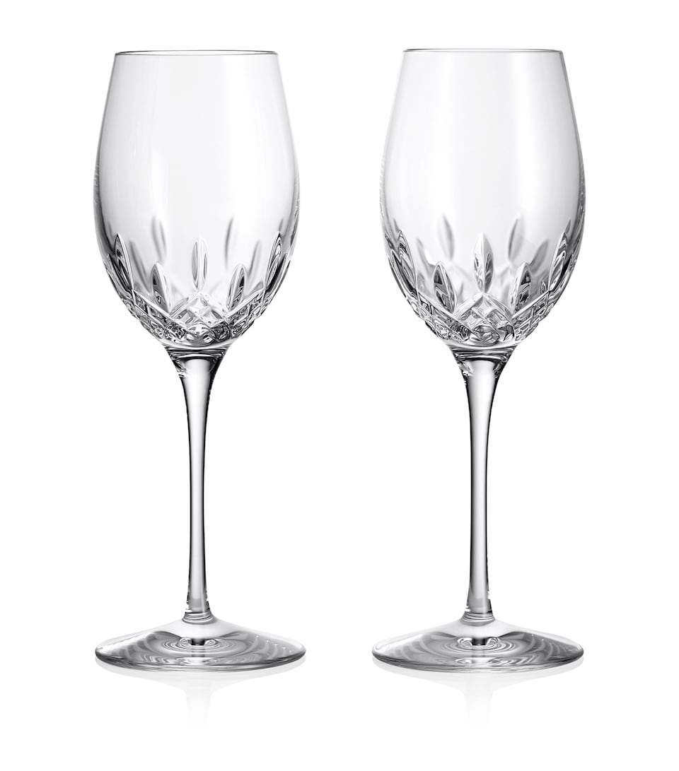 Waterford Crystal Lismore Essence Wine Glasses (Set of 2) Clear