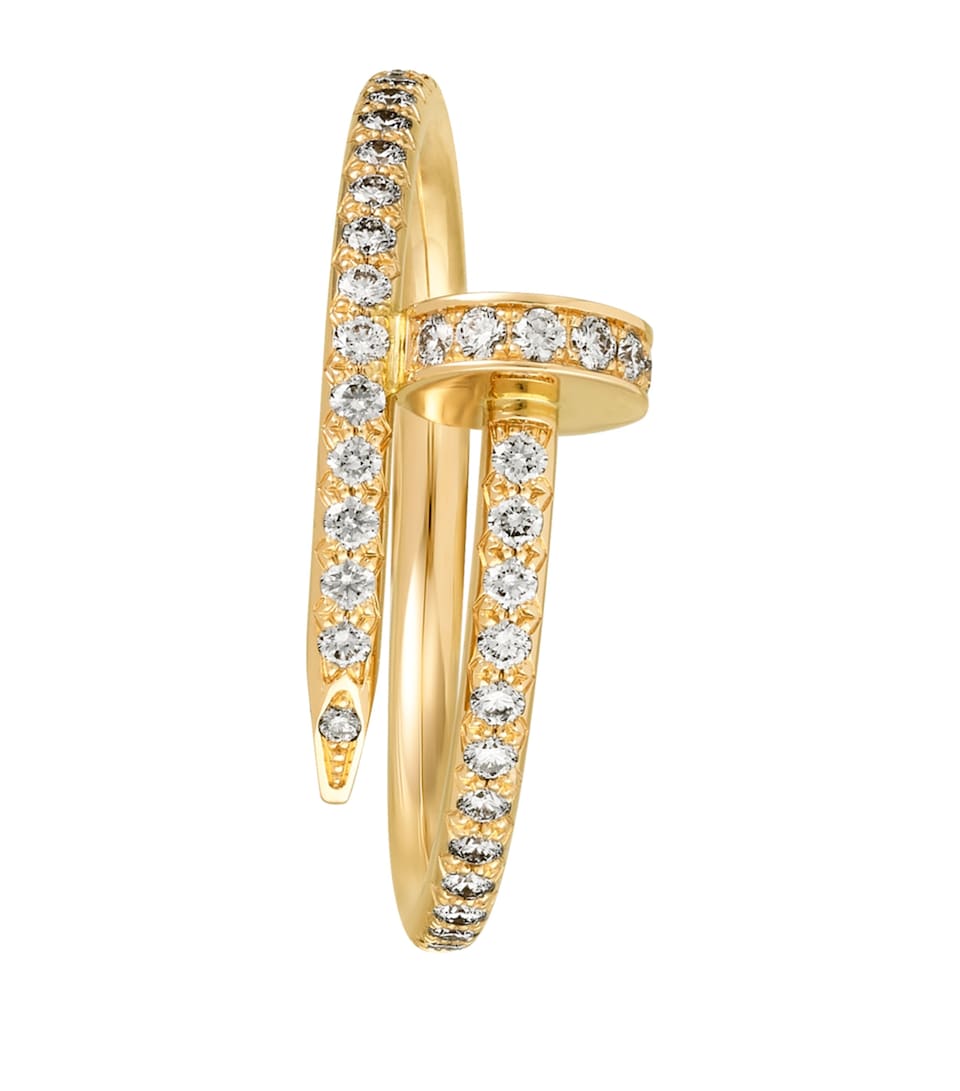 Cartier Yellow Gold and Diamond Juste un Clou Ring Yellow Gold