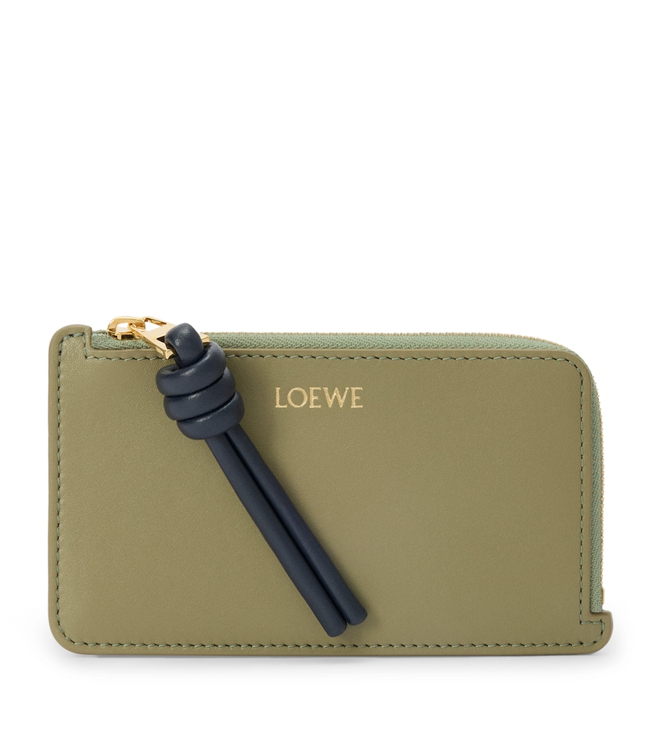 Leather Knot Card Holder