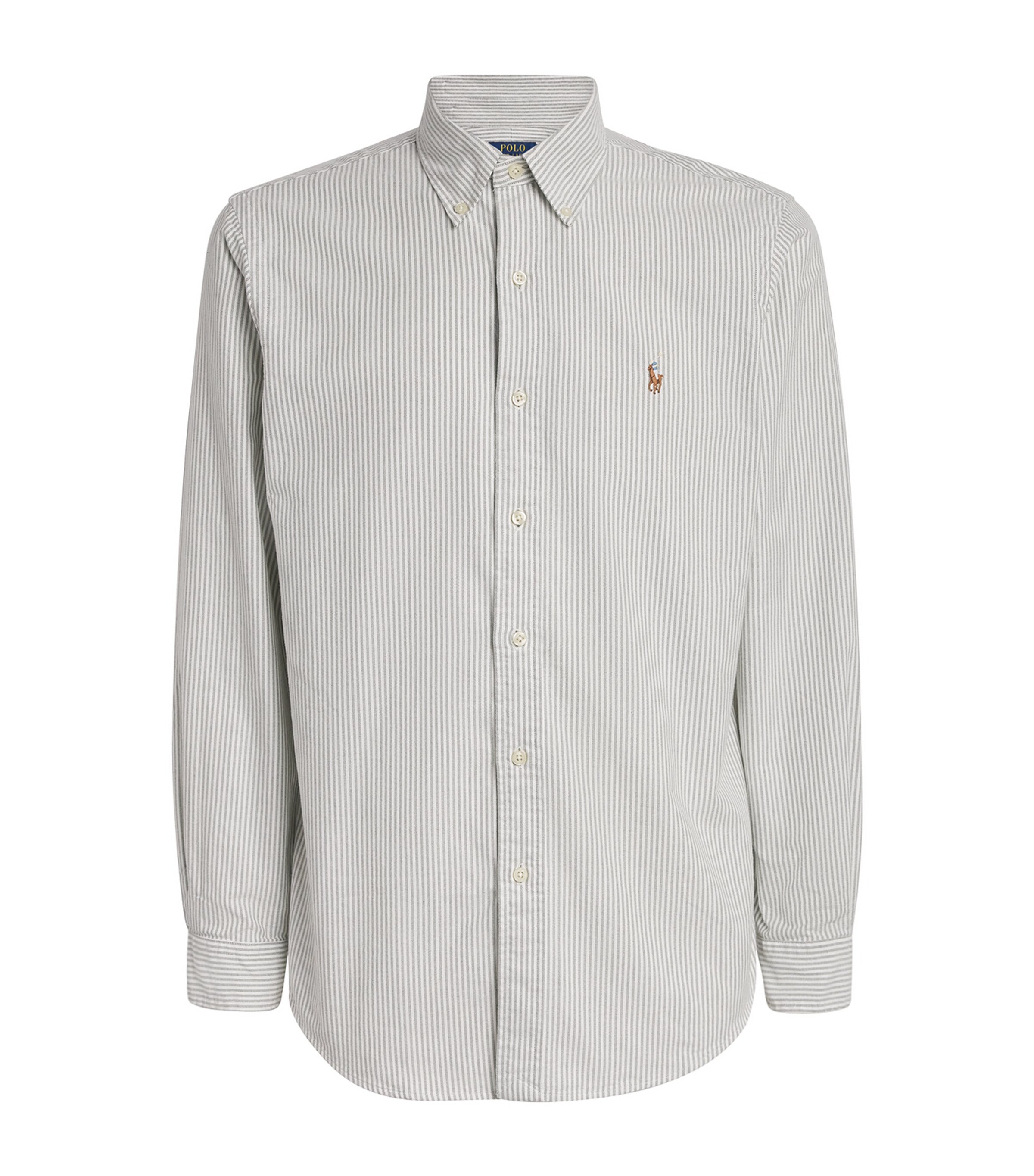 Cotton Stripe Oxford Shirt