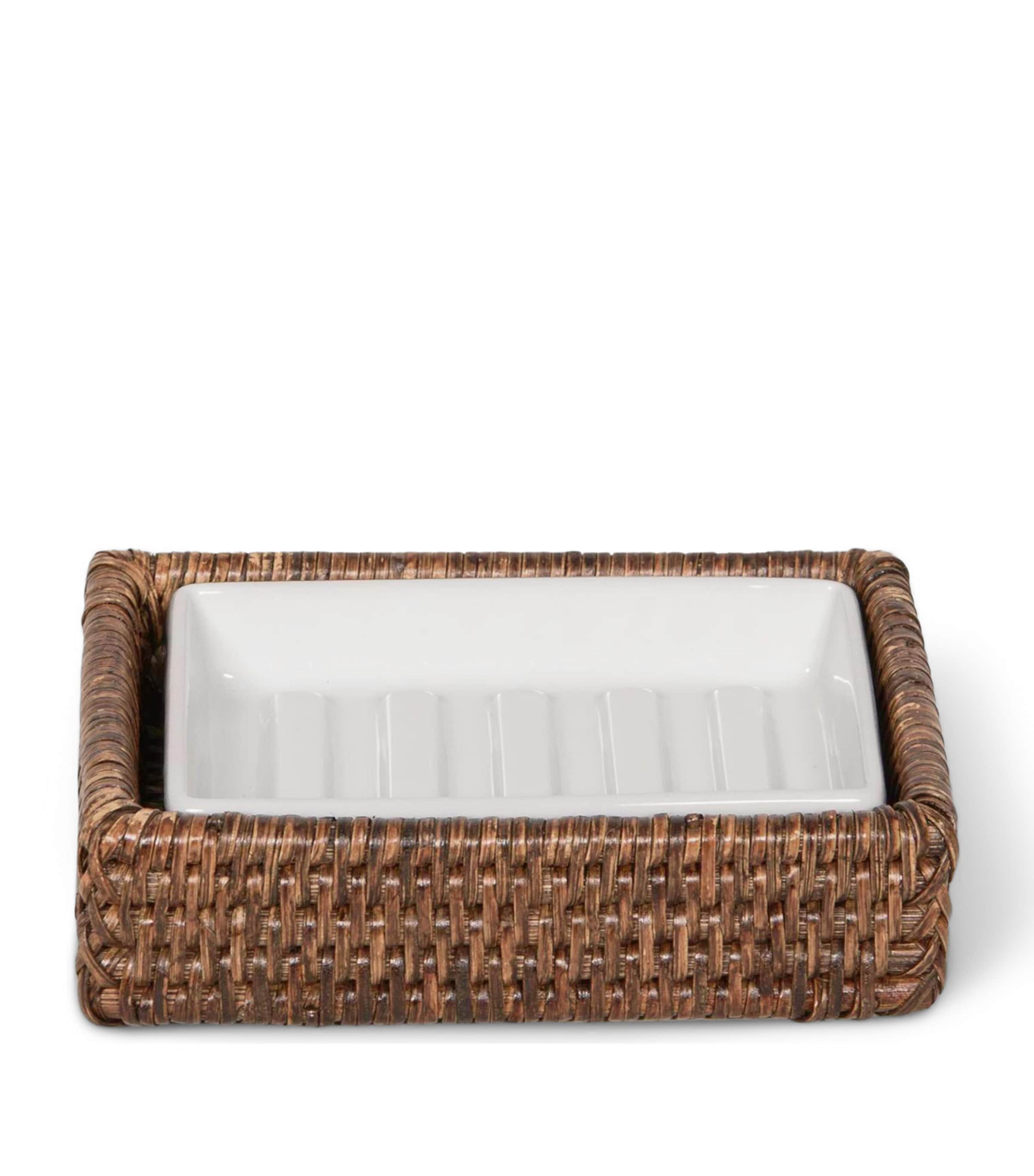 Decor Walther Rattan Basket Soap Dish (13.5cm) Rattan Light