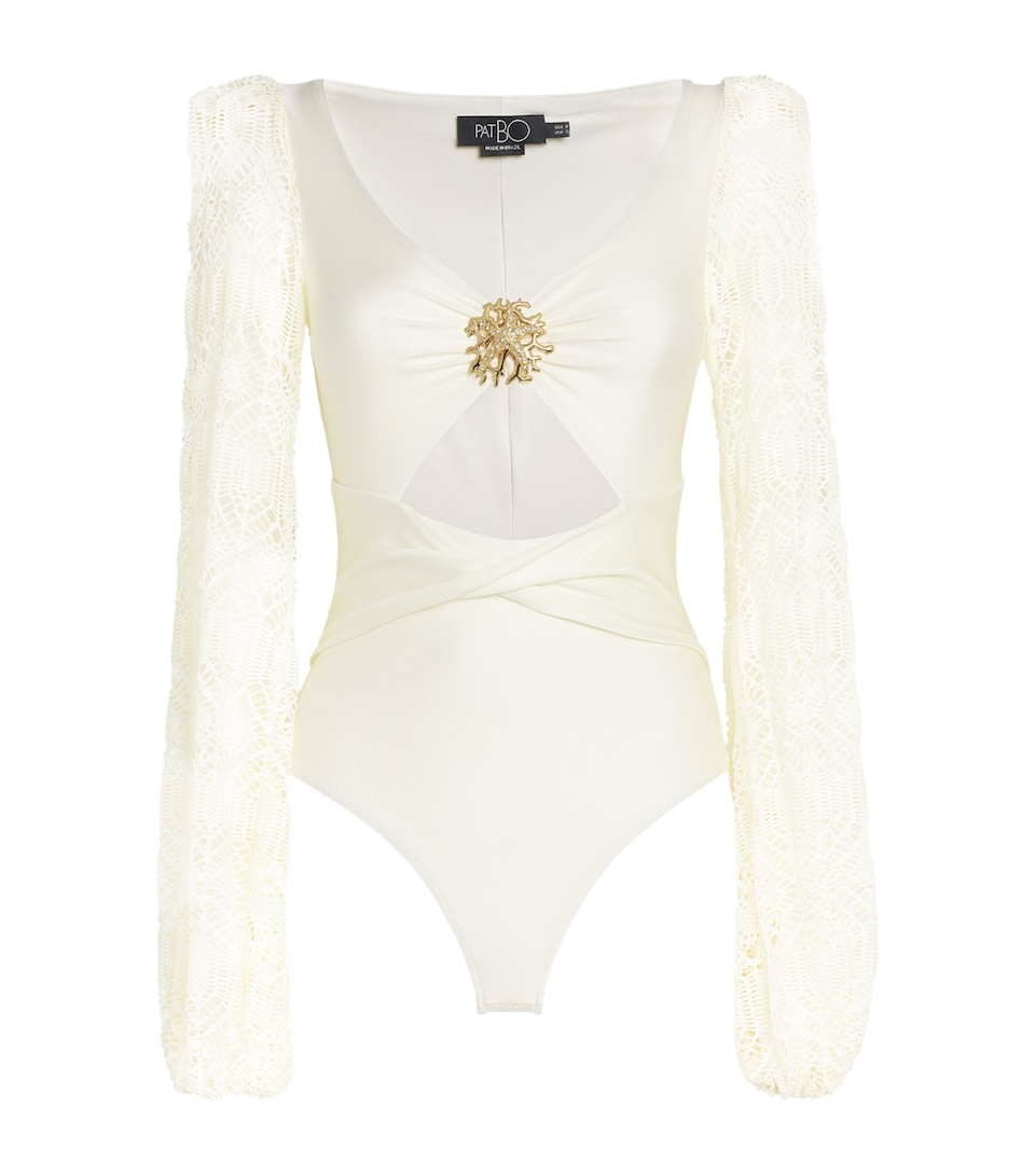 Crocheted Coral Swimsuit