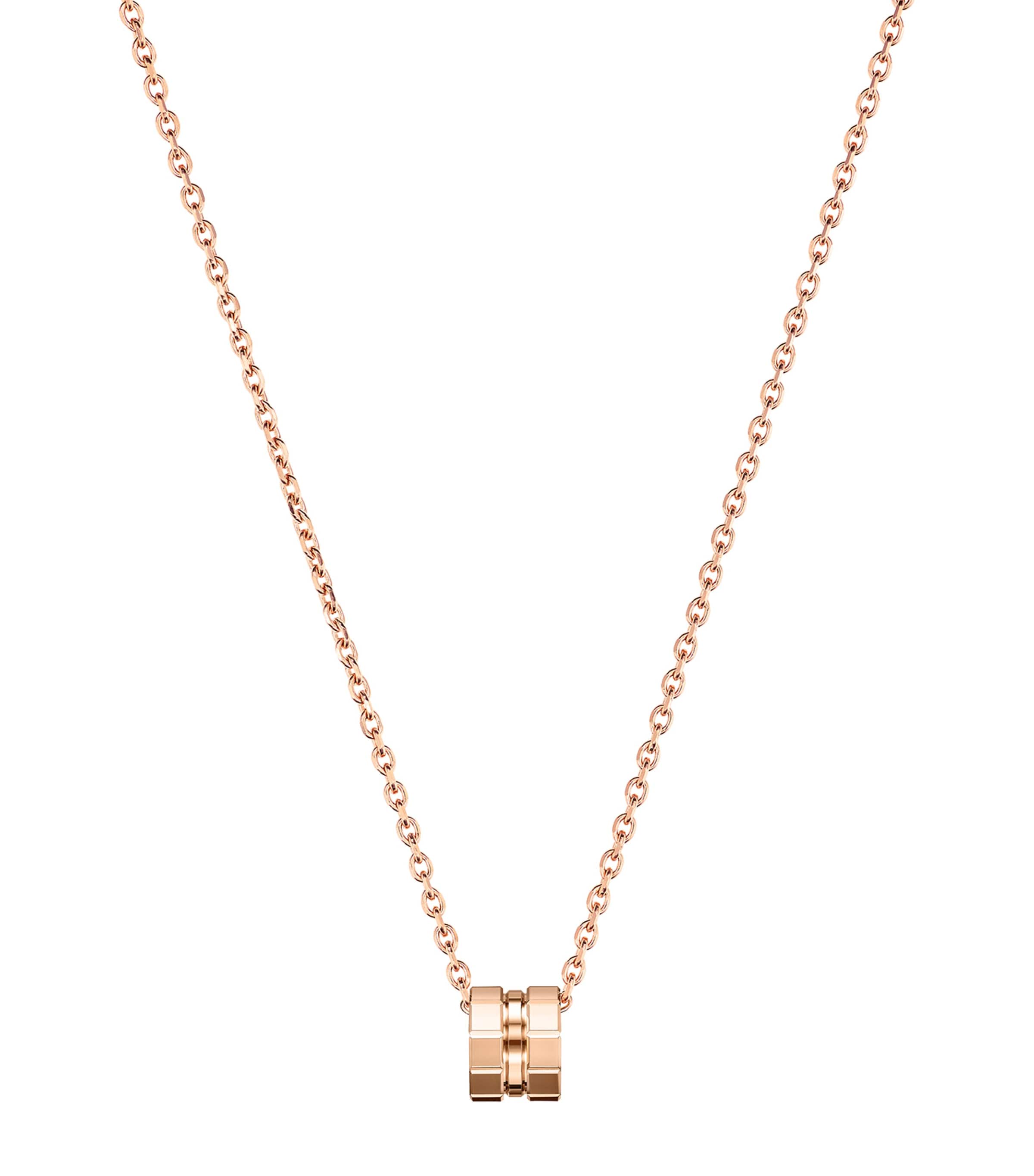 Rose Gold Ice Cube Necklace
