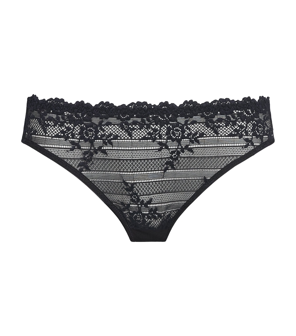 Wacoal Womens Lace Embrace Briefs Black/night Sky