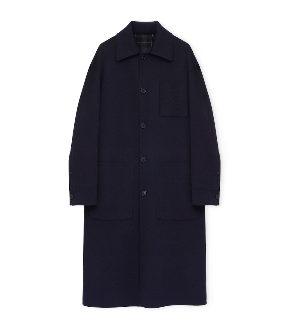 Wool-Cashmere-Blend Coat