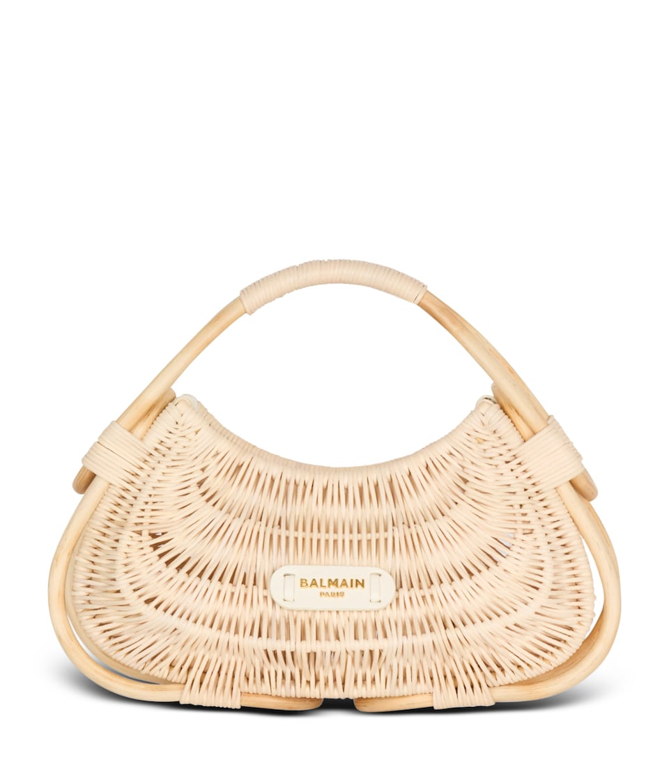 Medium Wicker Jolie Madame Top-Handle Bag
