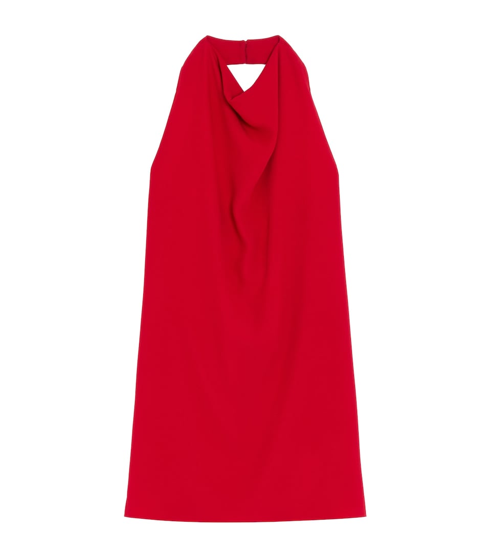 Silk Halterneck Mini Dress