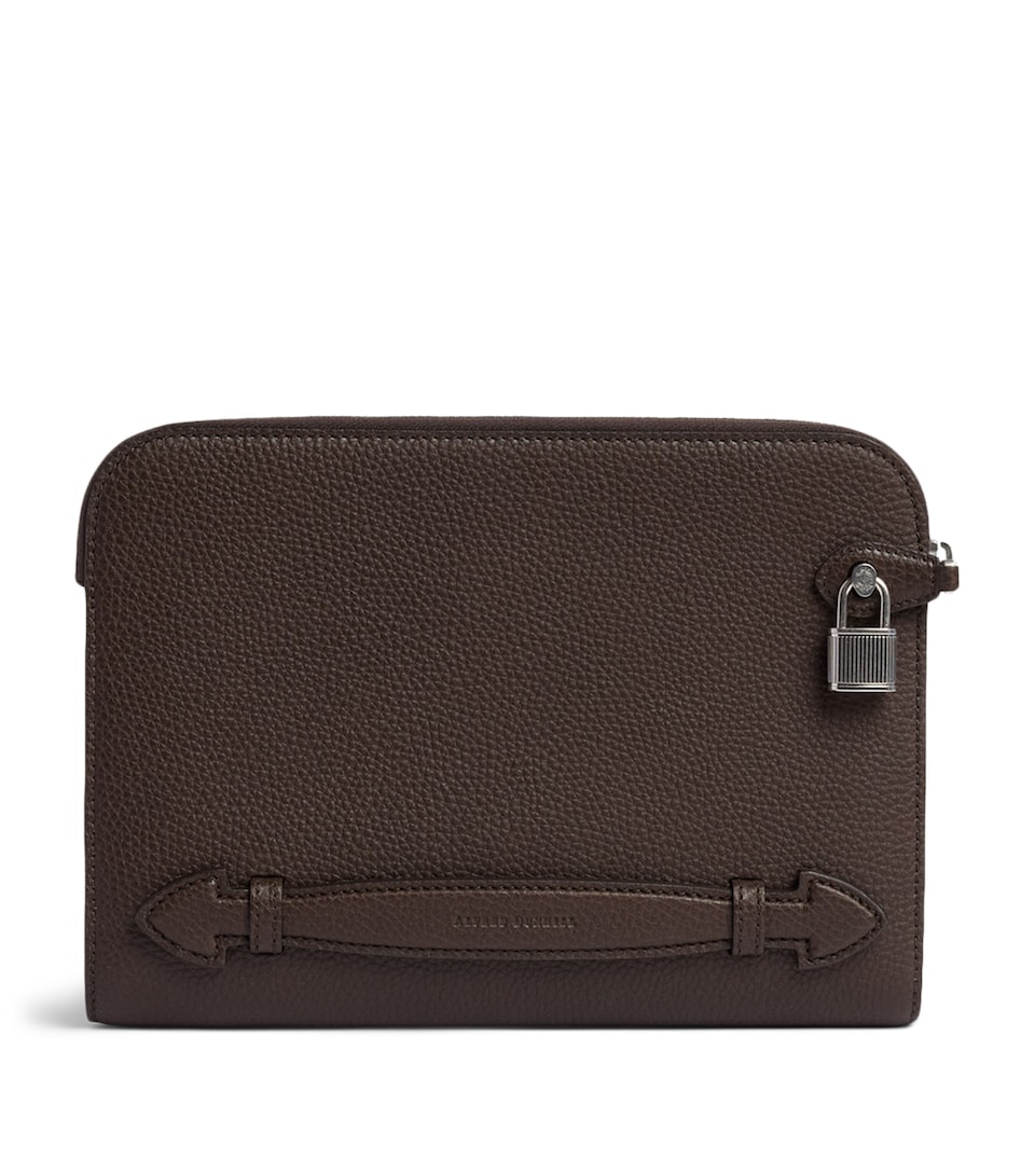 Dunhill Leather Bourdon Folio 27 Cross-Body Bag