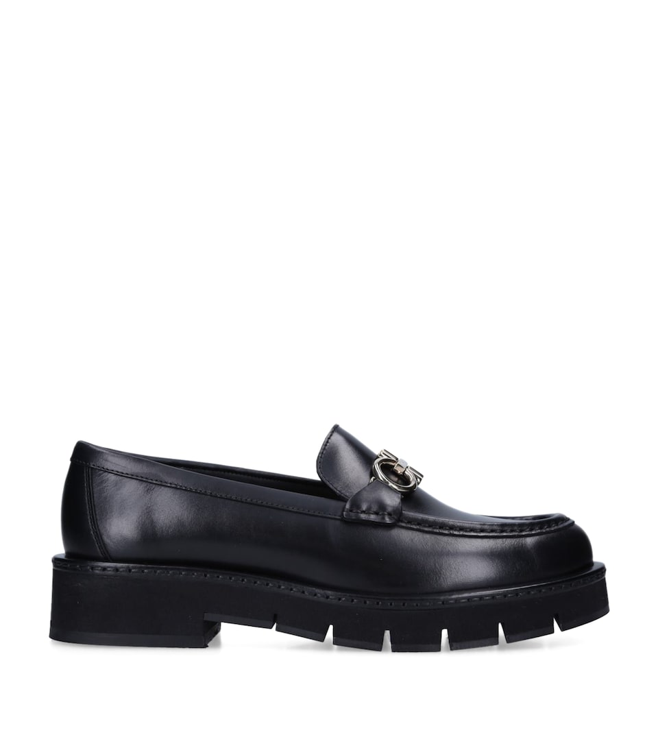 Leather Rolo Lug Loafers