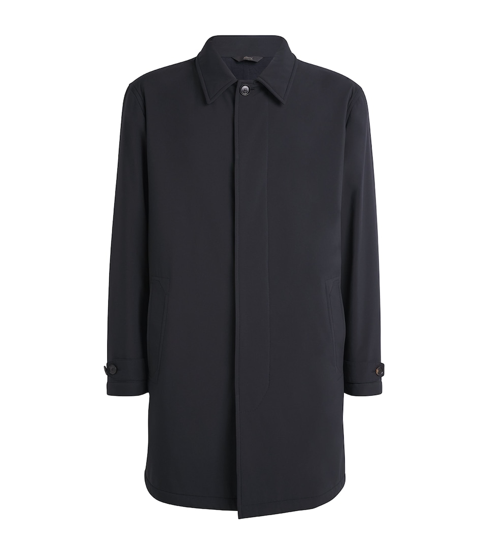 Brioni Mens Water-Repellent Performa Car Coat