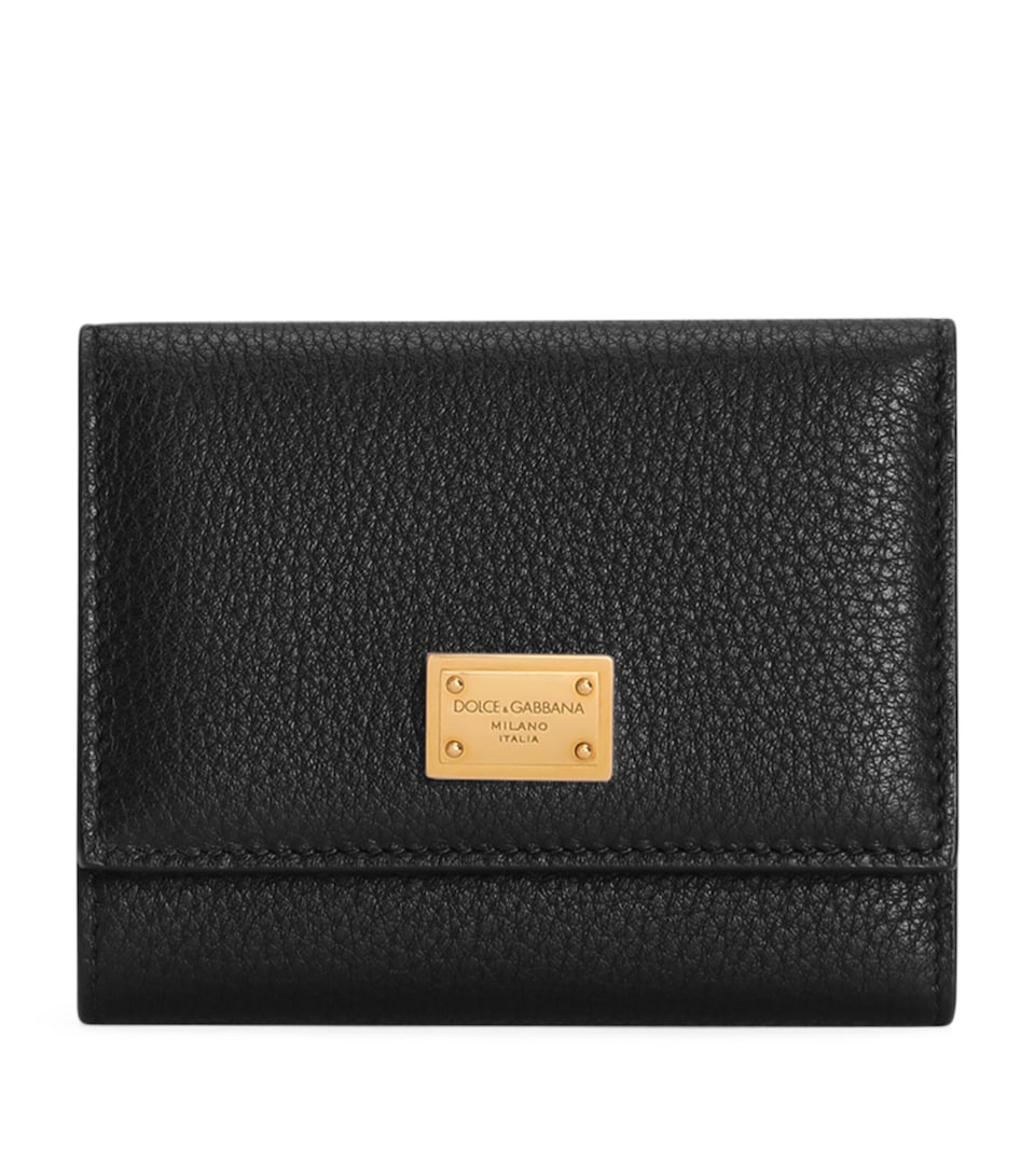 Dolce&Gabbana Leather Logo Wallet Black
