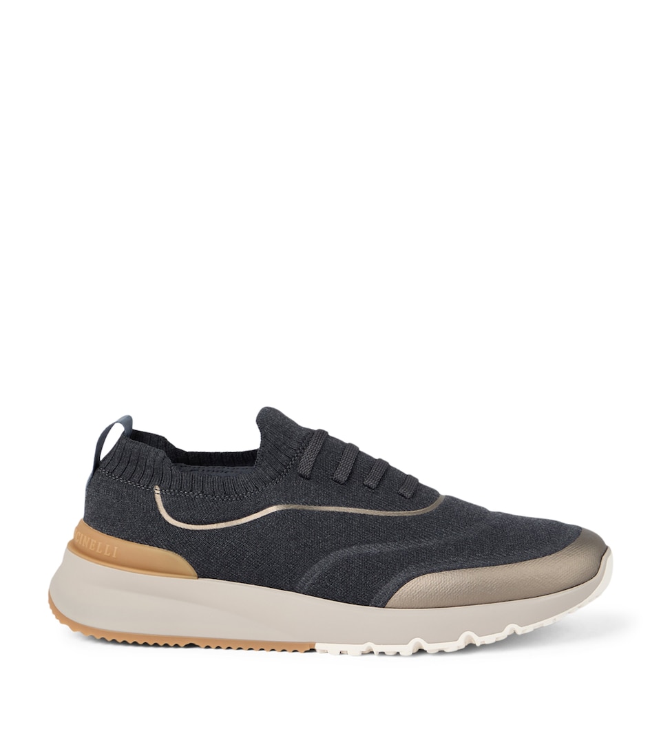 Technical Cotton Running Sneakers