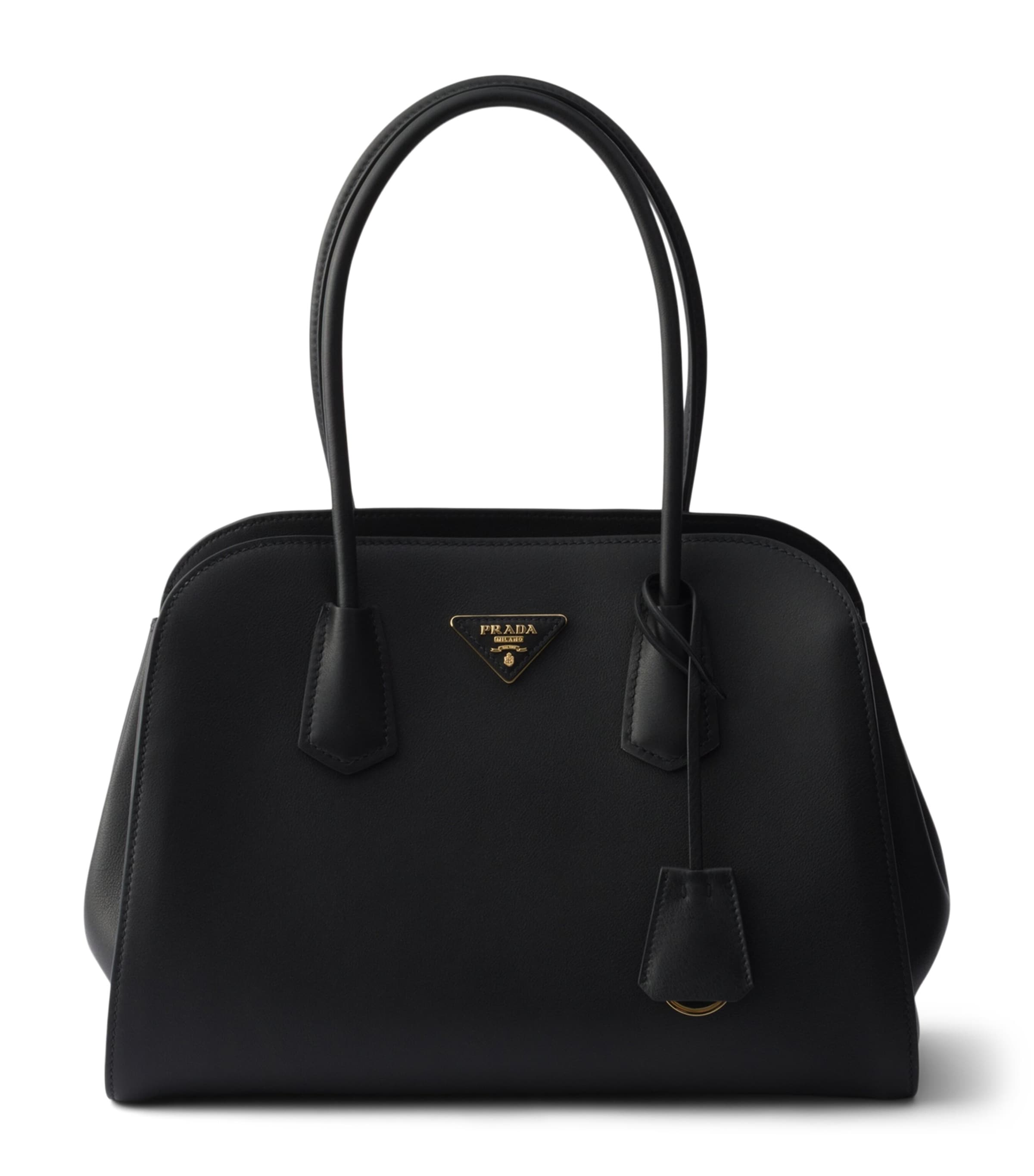 Medium Leather Top-Handle Bag