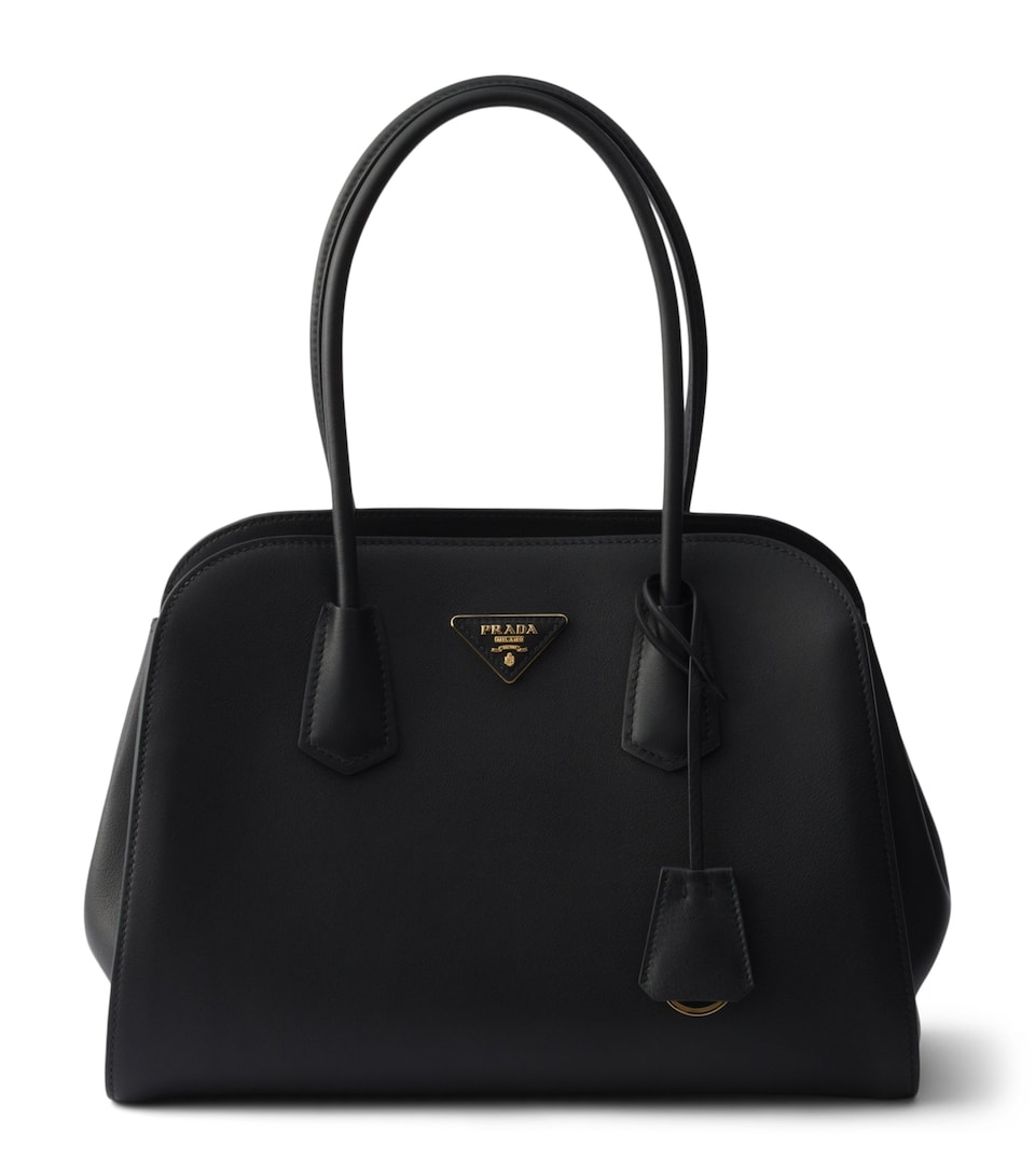 Medium Leather Top-Handle Bag