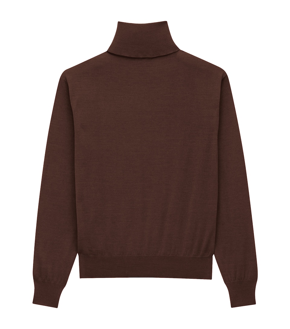 Cashmere-Wool-Silk Rollneck
