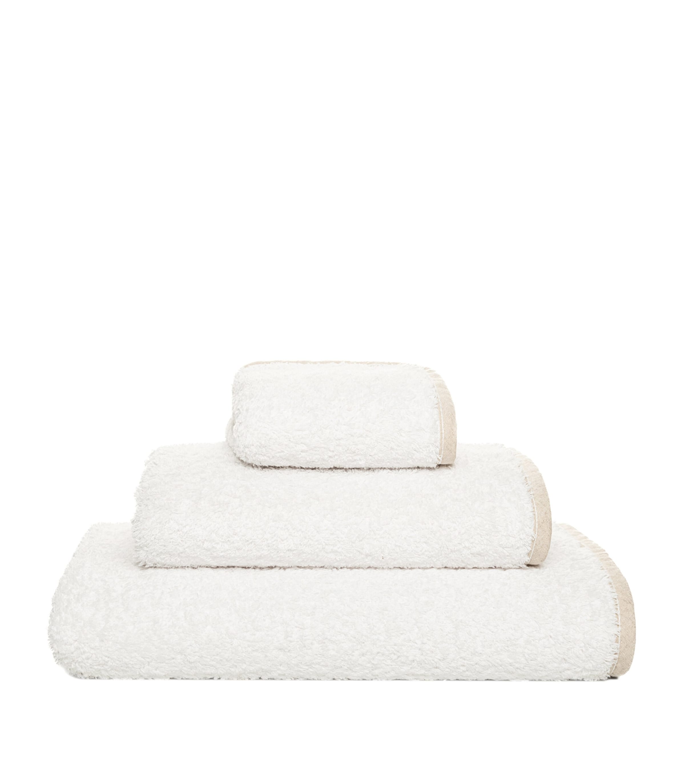 GRACCIOZA Egyptian Cotton Portobello Bath Towel (70cm x 140cm) Snow/fog
