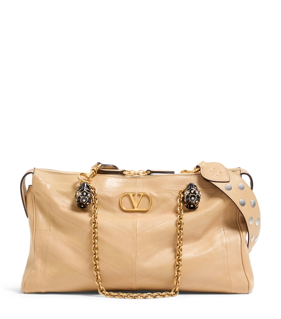 Medium Lambskin Panthea Tote Bag