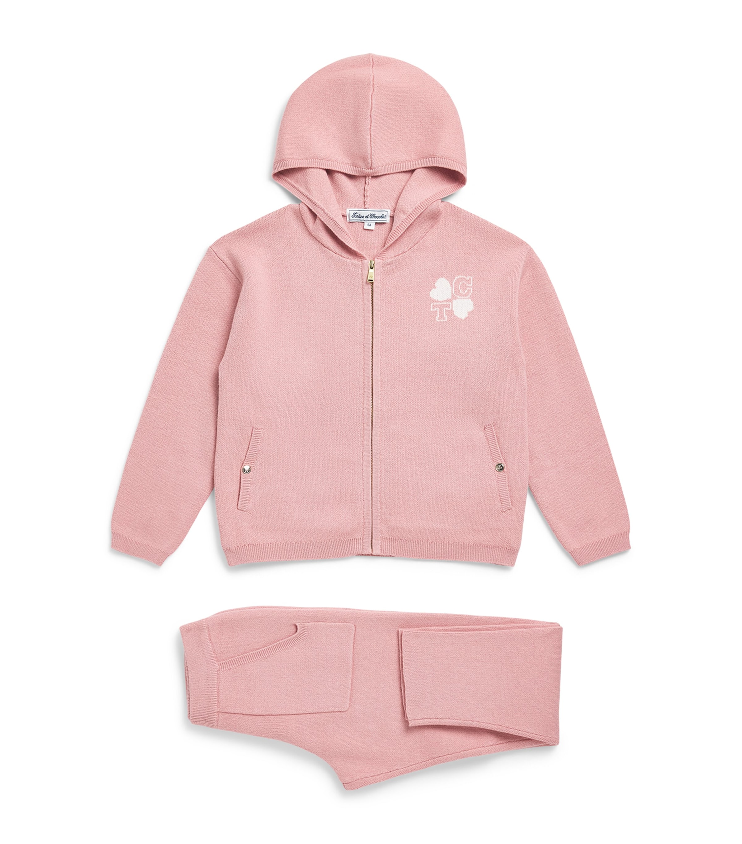 Tartine et Chocolat Cotton-Wool Hoodie and Sweatpants Set (2-14 Years)