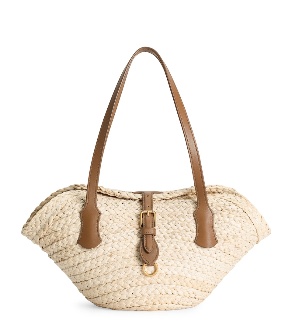 Dolce&Gabbana Straw Shoulder Bag Naturale