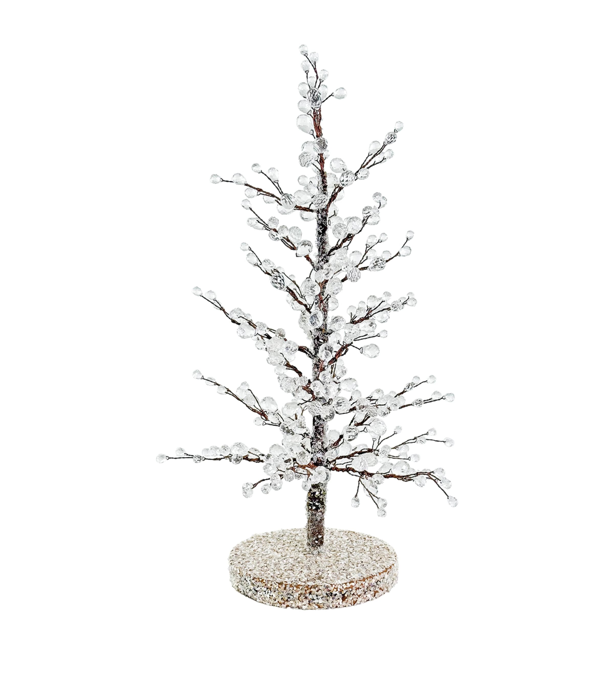 Shishi Beaded Tree Ornament Brown