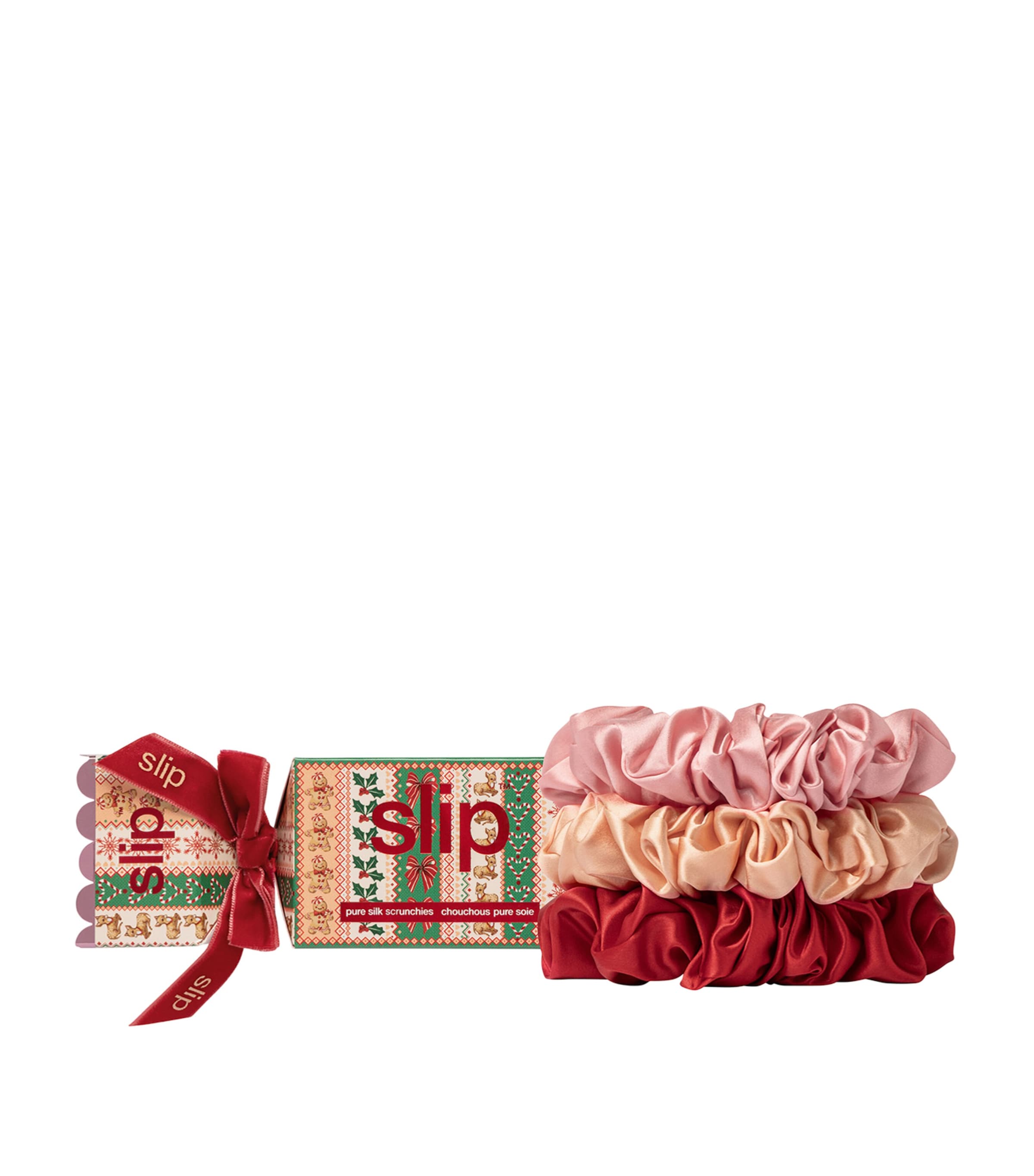 Slip Pure Silk Edie Large Scrunchie Trio Cracker (Set of 3) Eadie