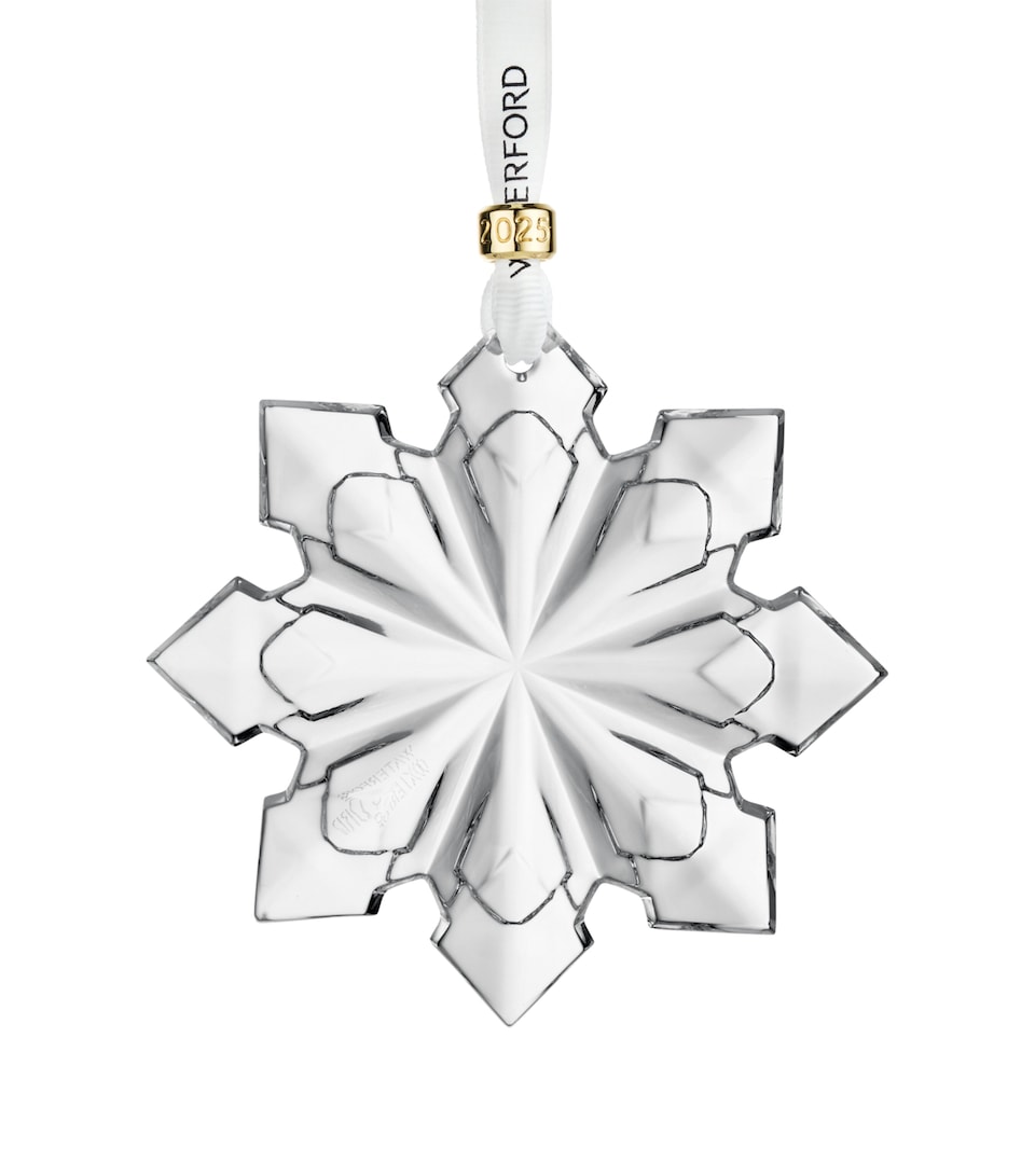 Crystal Snowflake Tree Decoration 2025