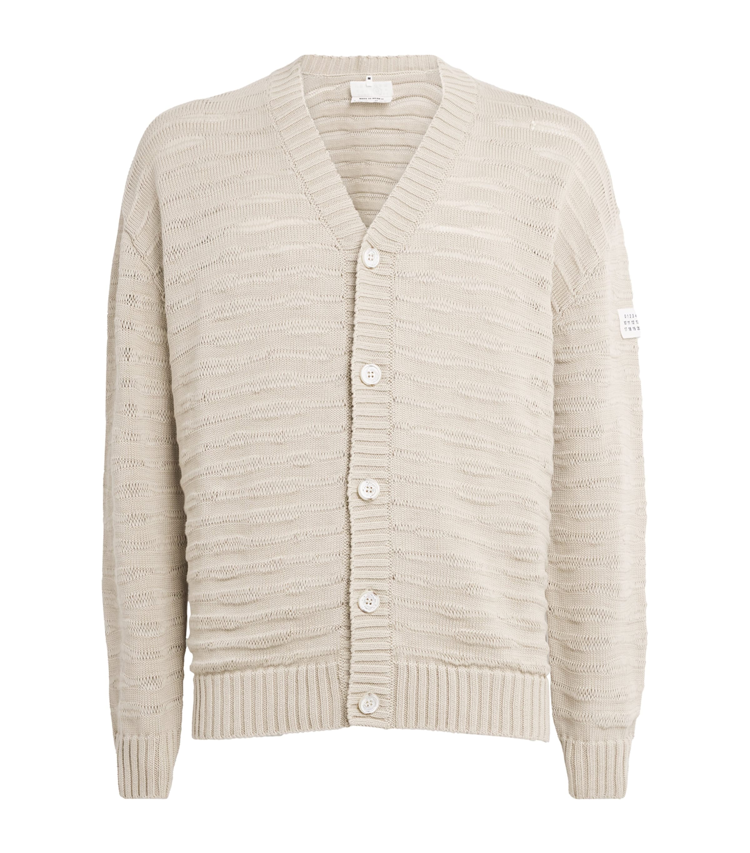 Cotton Loose Rib Cardigan
