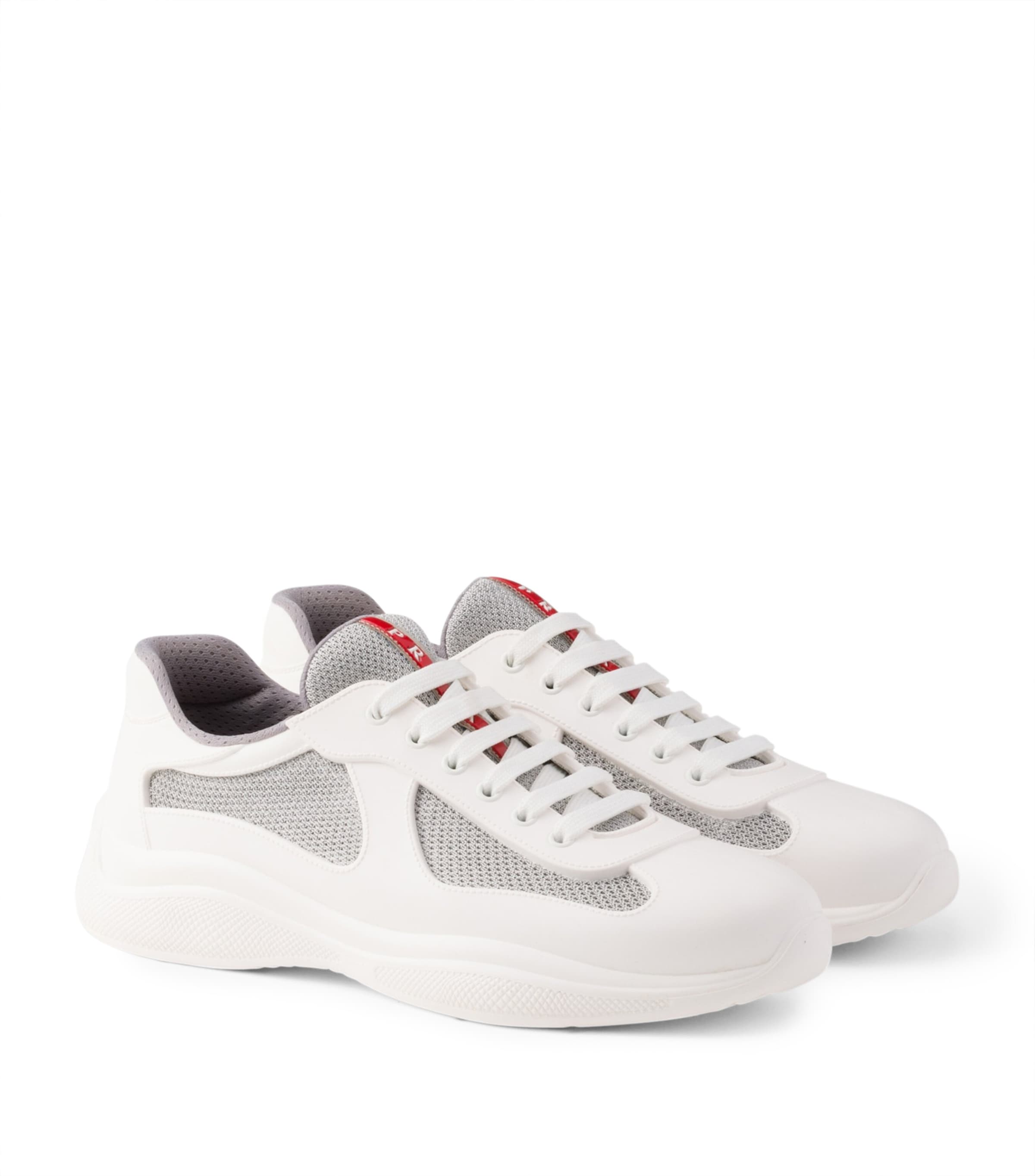 Prada Rubber America's Cup Sneakers Neutral