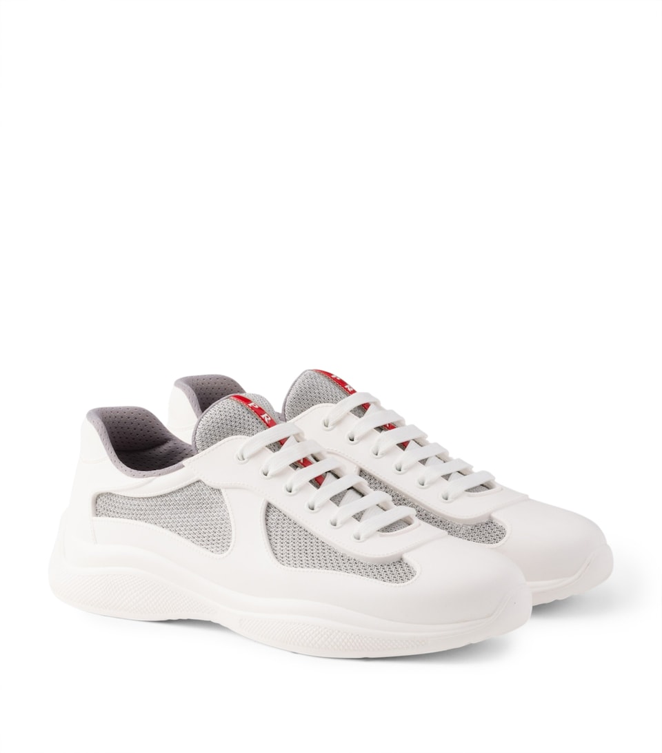 Prada Rubber America's Cup Sneakers Neutral