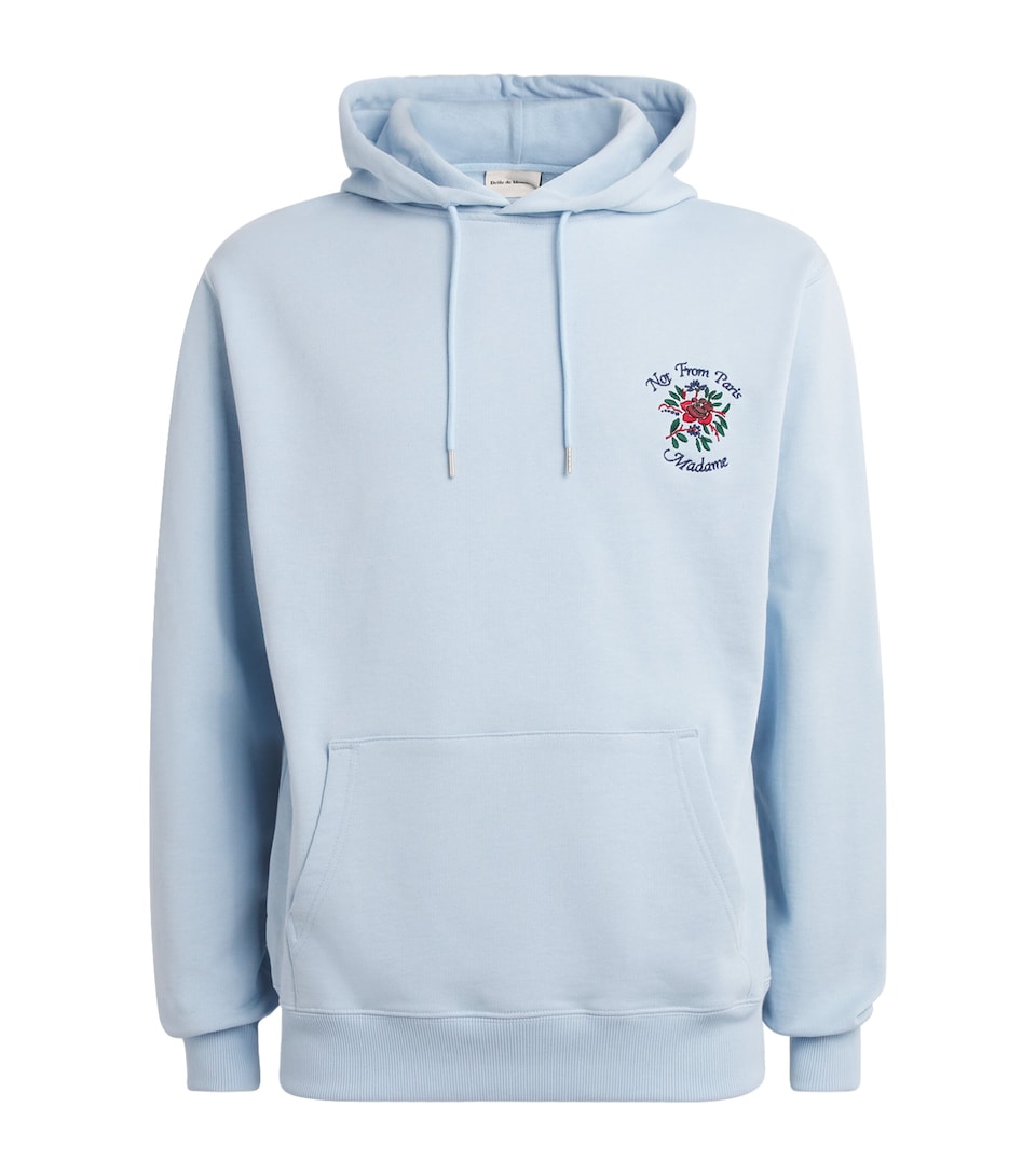 Cotton Rose Slogan Hoodie