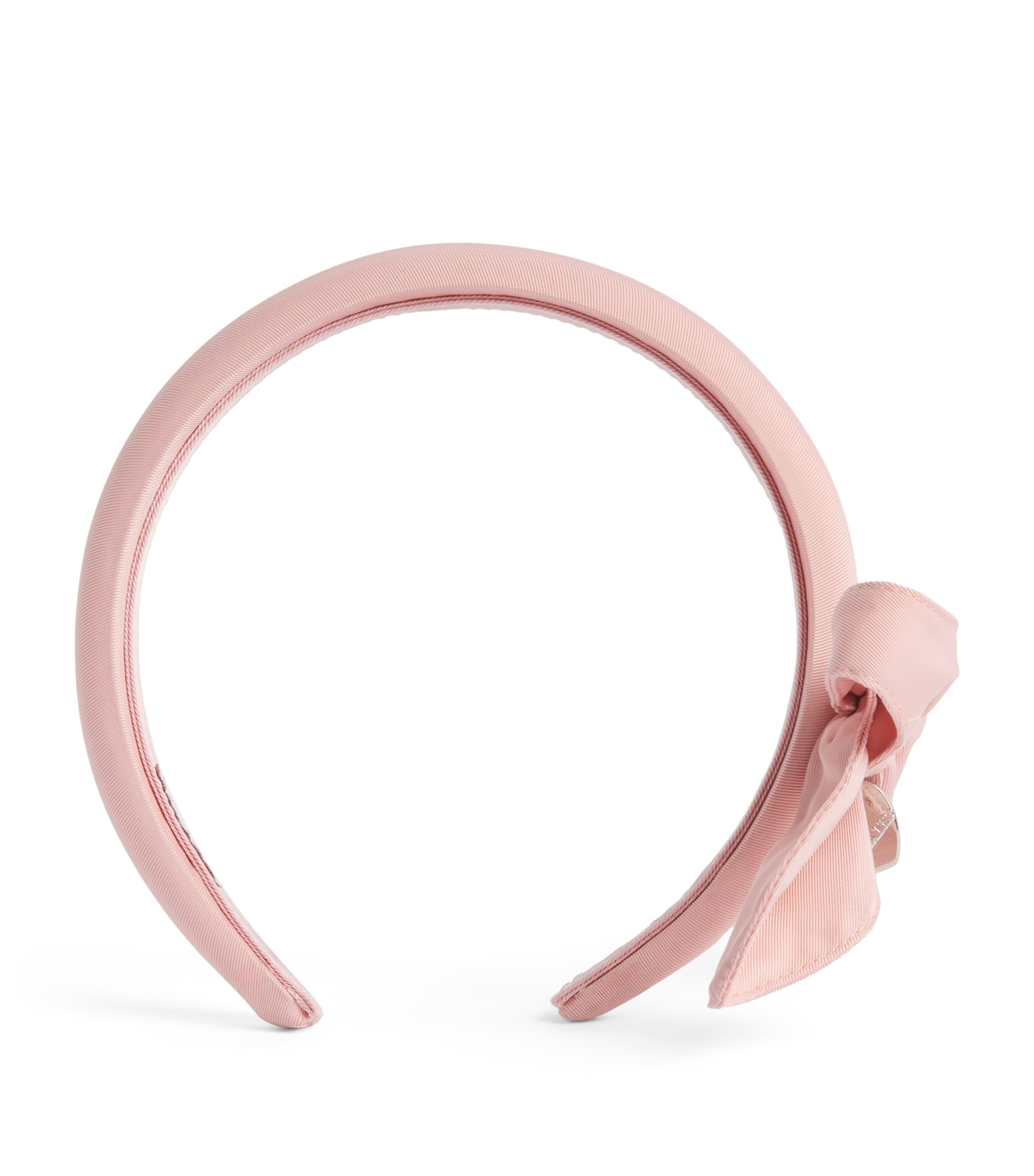 Monnalisa Satin Bow Headband Lotus