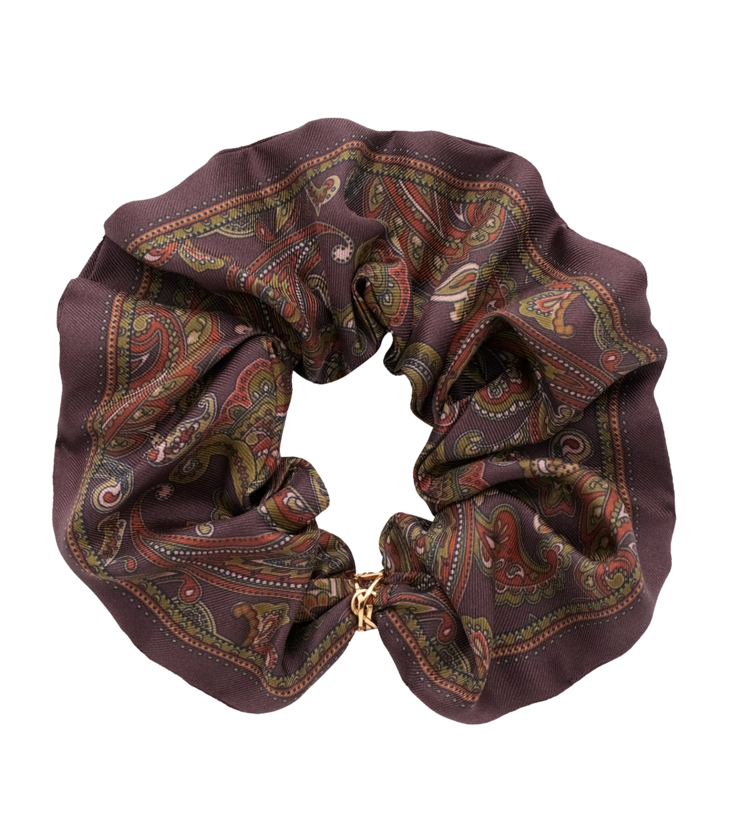 Silk Paisley Scrunchie