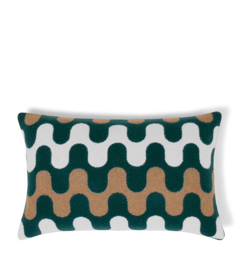 Frette Wool Modernism 001 Cushion (40cm x 60cm) Pine Forest/t