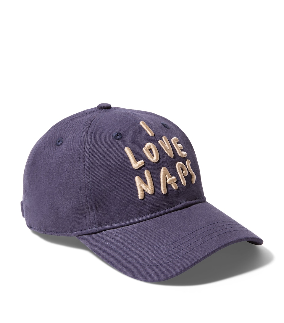Cotton Slogan Baseball Cap