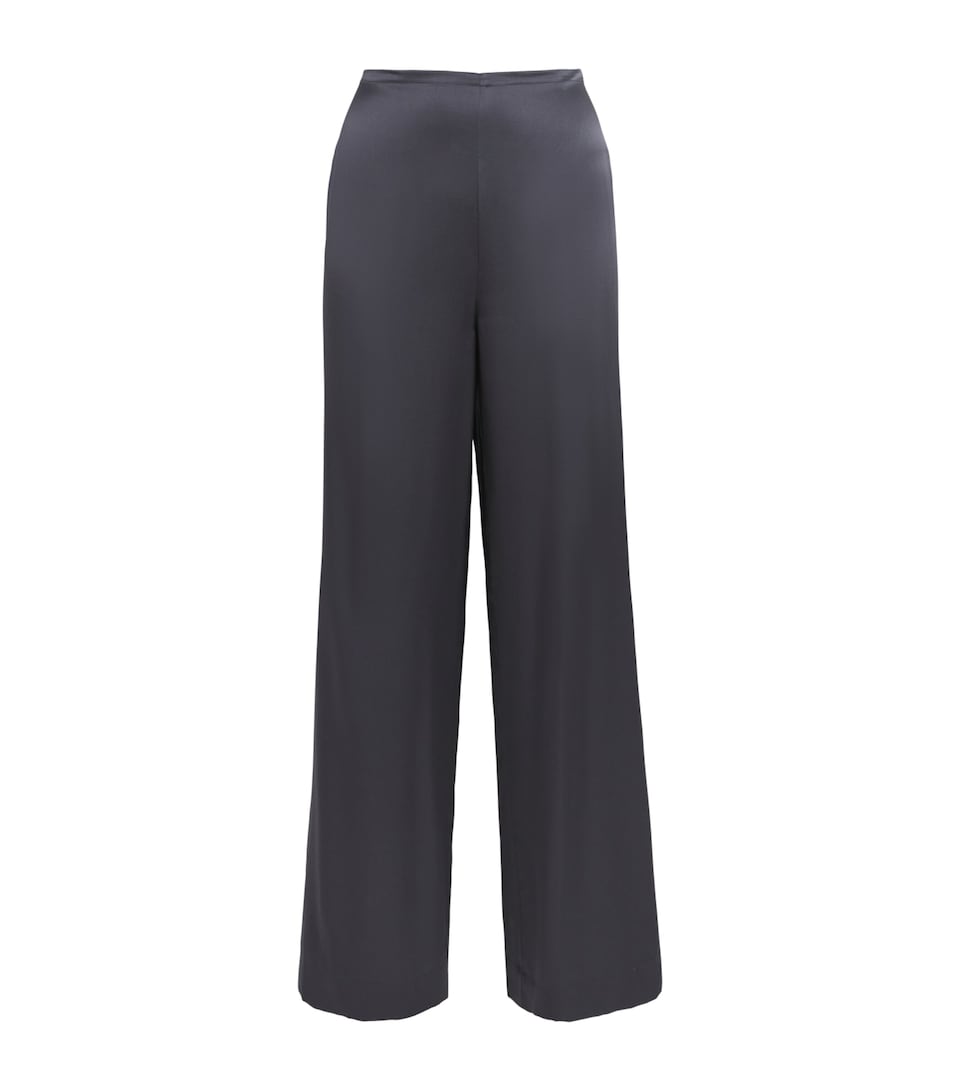 Silk-Blend Stroll Trousers
