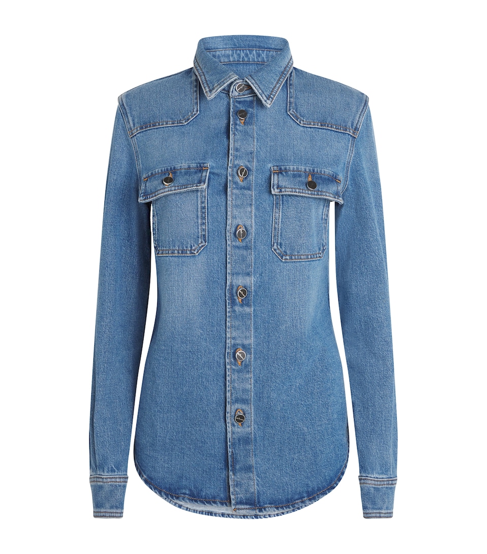 Denim Long-Sleeve Shirt