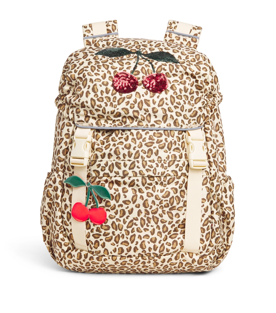 KONGES SLOJD Leopard Print Clover Backpack