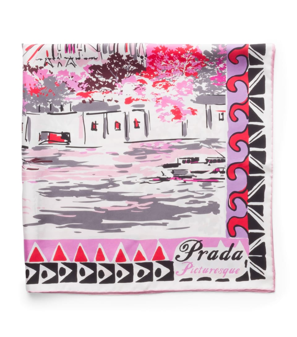 Silk Pittoresque Paris Scarf